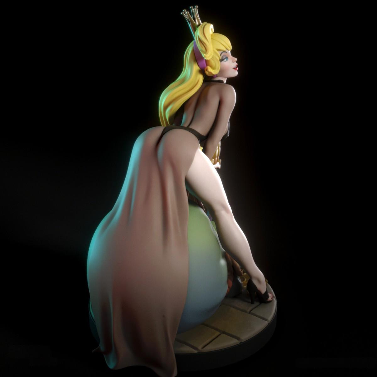 Princess Daphne NSFW - Dragon's Lair - STL 3D Print Files