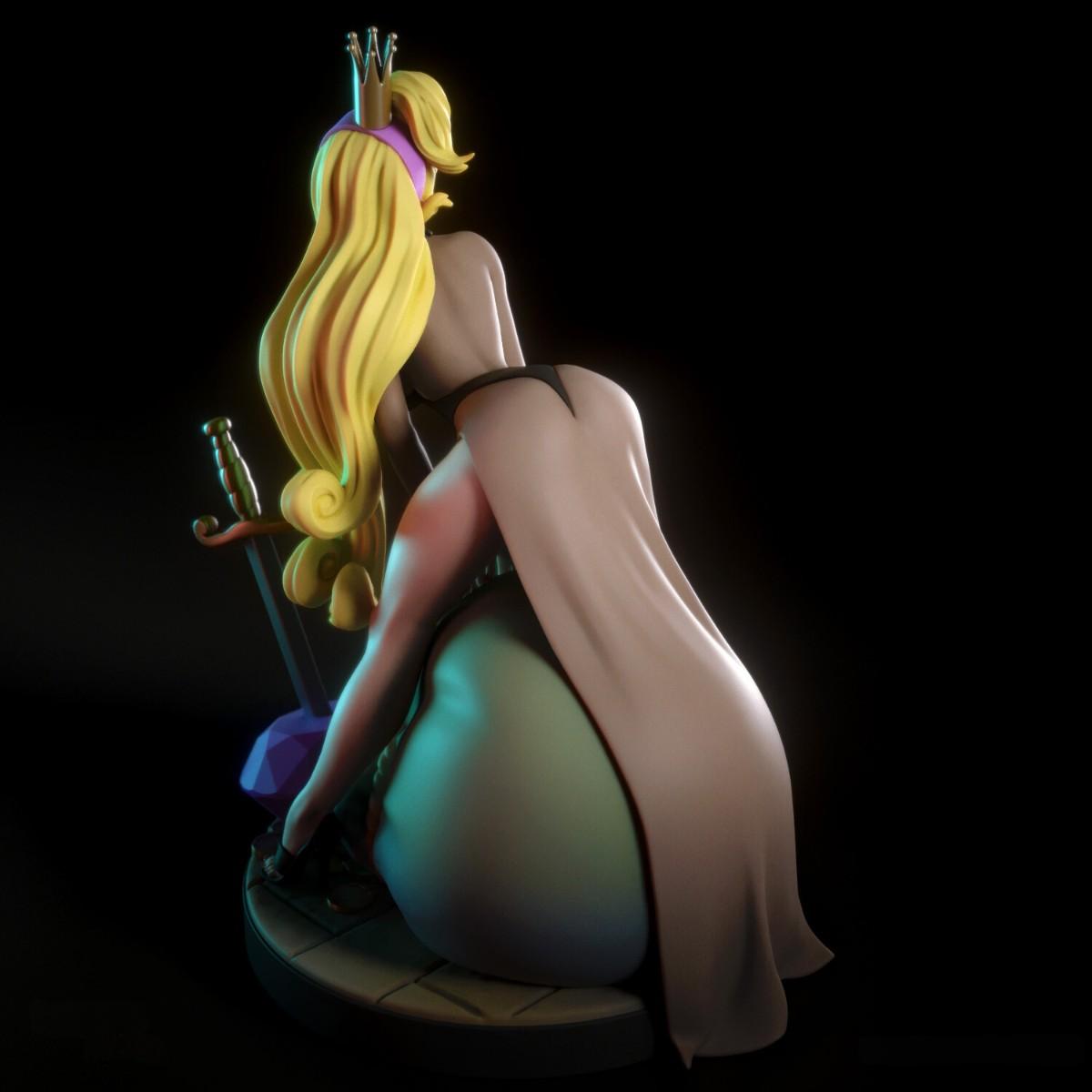 Princess Daphne NSFW - Dragon's Lair - STL 3D Print Files