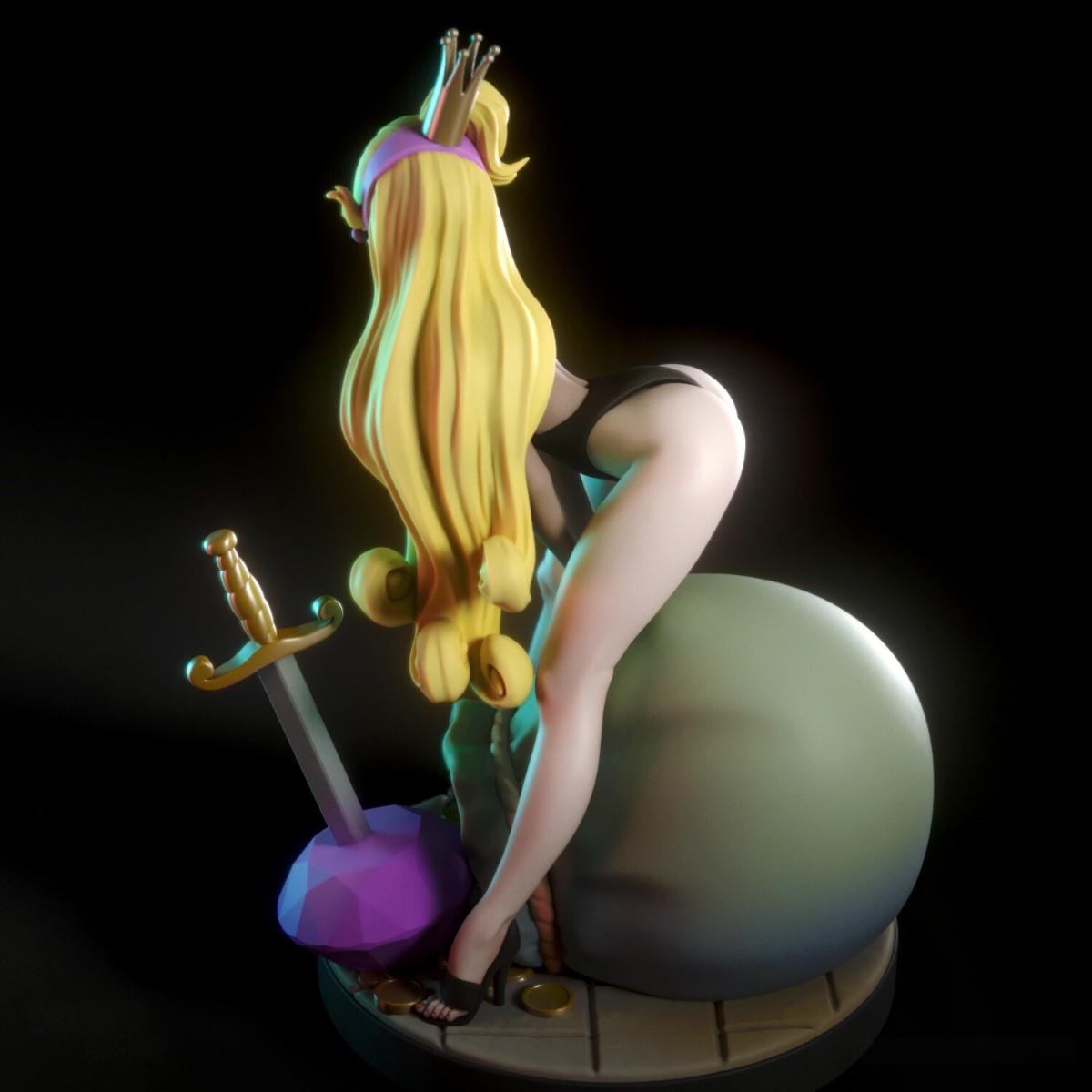 Princess Daphne NSFW - Dragon's Lair - STL 3D Print Files