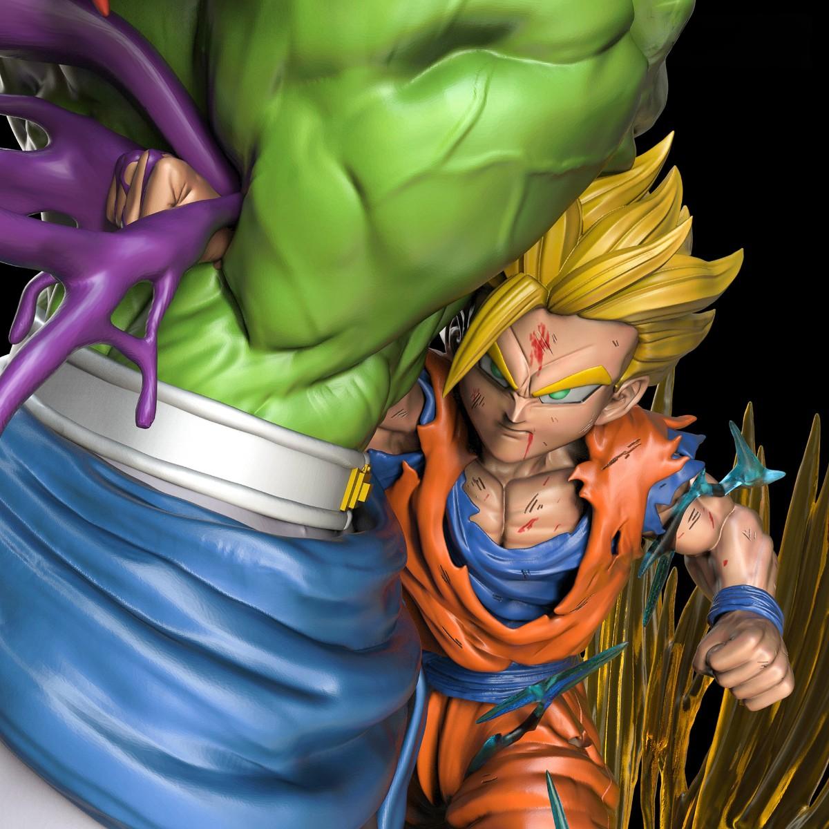 1806 Son Gohan VS Bojack - Dragon Ball - STL 3D Print Files