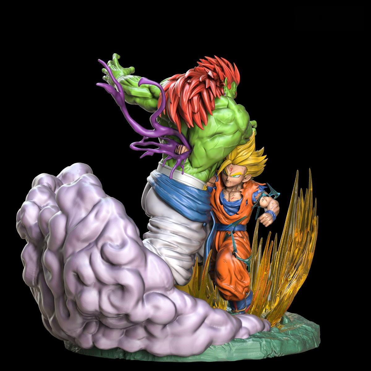 1806 Son Gohan VS Bojack - Dragon Ball - STL 3D Print Files