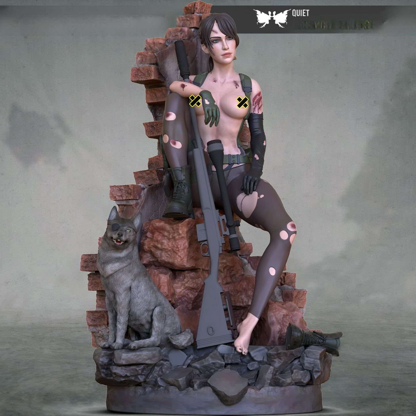 1868 Quiet NSFW - Metal Gear Solid - STL 3D Print Files