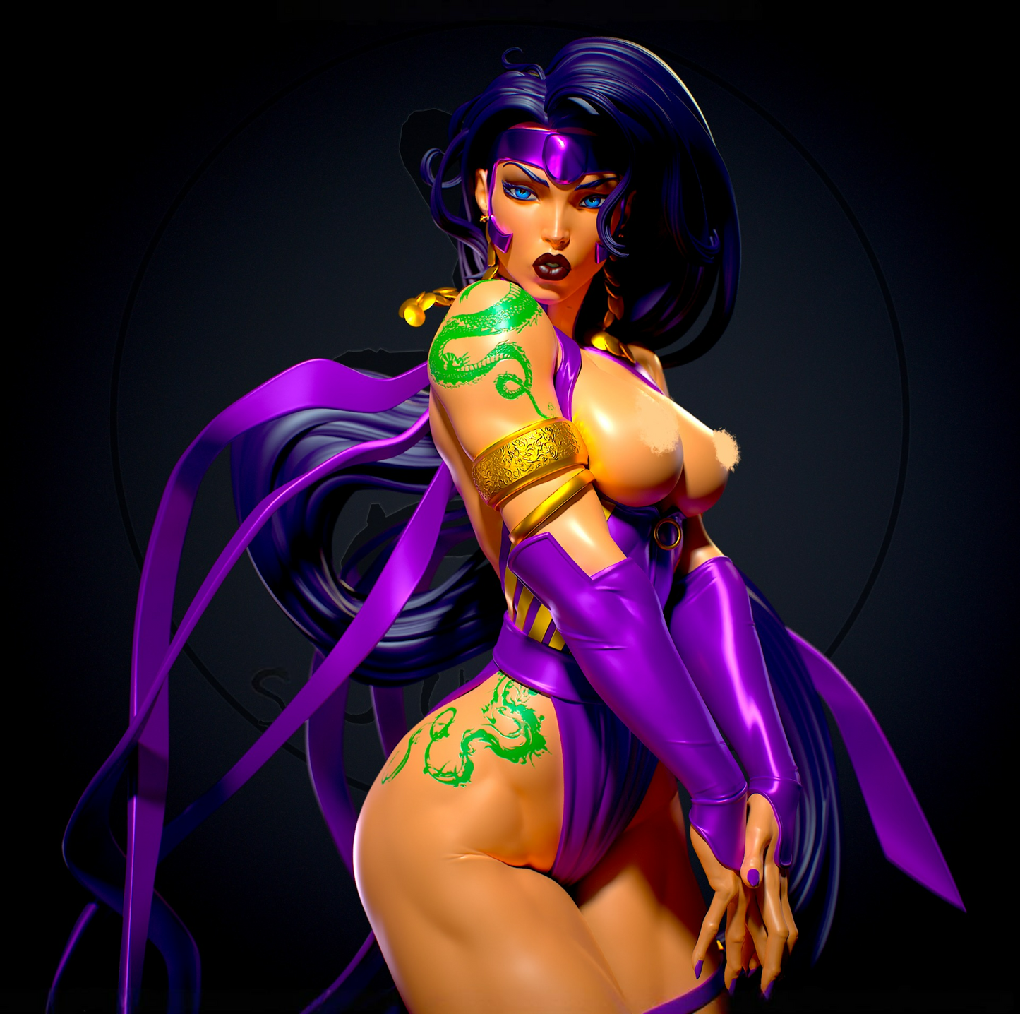 1879 Voodoo NSFW - Wildstorm - WildC.A.T. - STL 3D Print Files