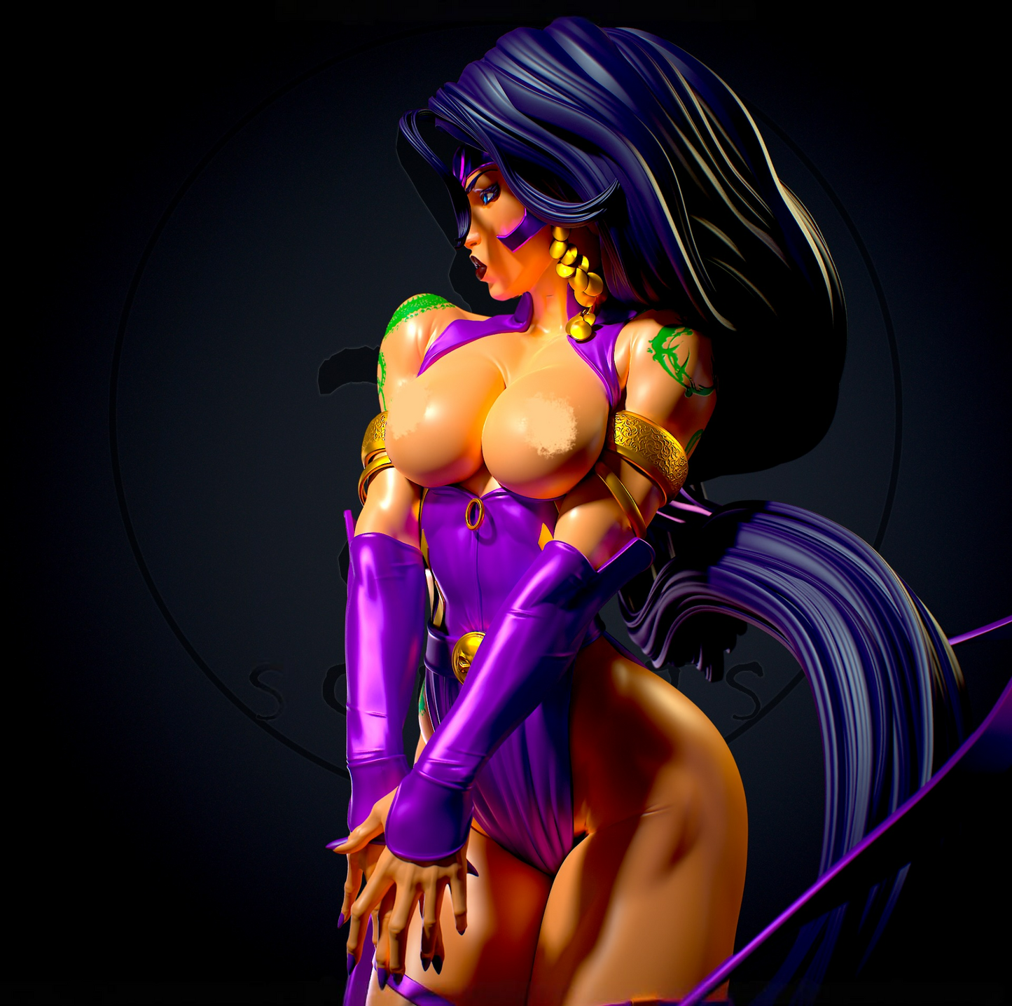 1879 Voodoo NSFW - Wildstorm - WildC.A.T. - STL 3D Print Files