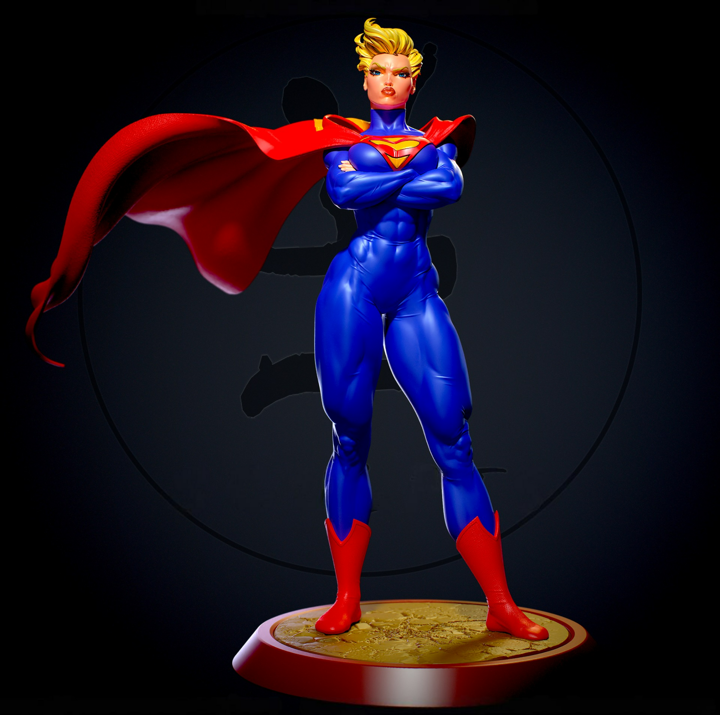 1880 Supergirl NSFW - Elseworld's Finest - STL 3D Print Files