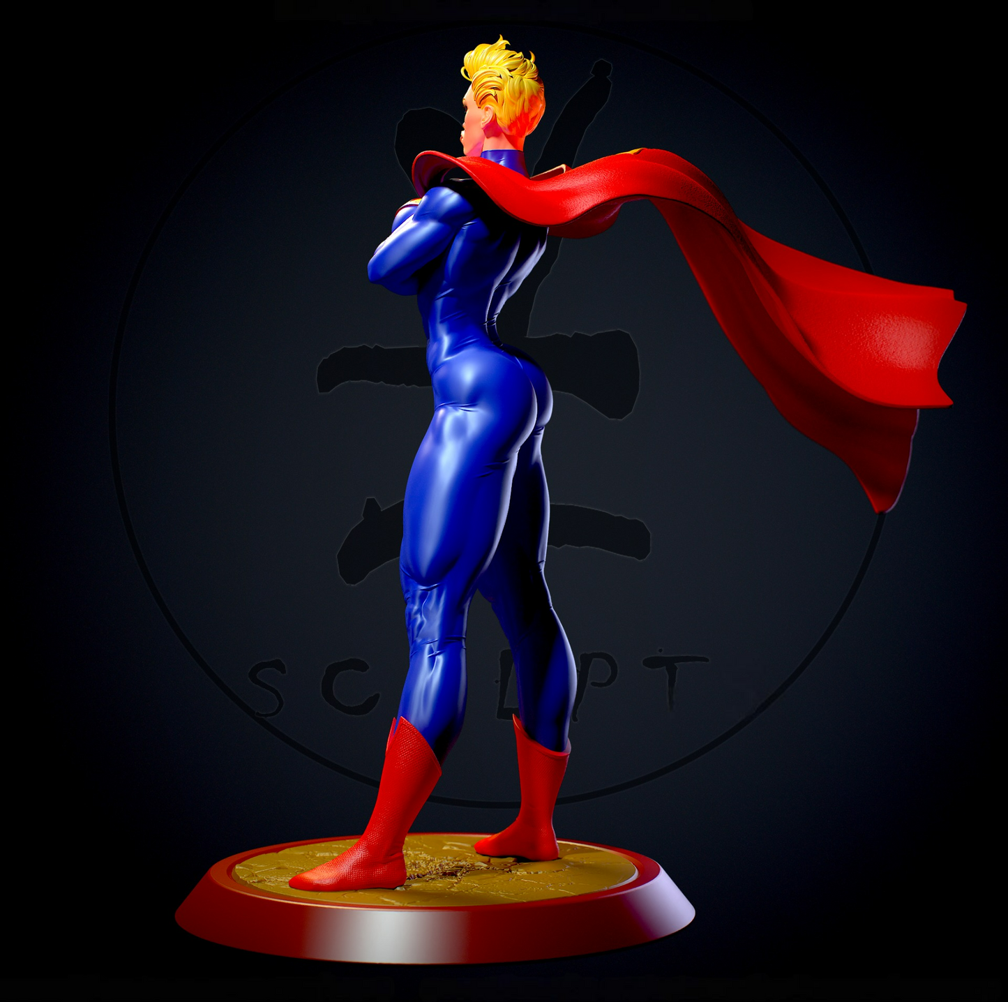 1880 Supergirl NSFW - Elseworld's Finest - STL 3D Print Files