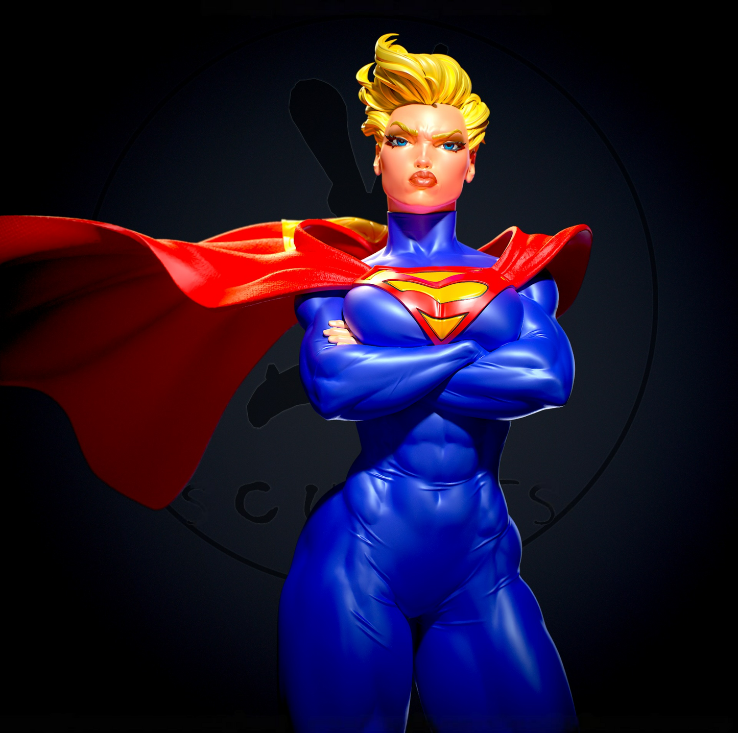 1880 Supergirl NSFW - Elseworld's Finest - STL 3D Print Files