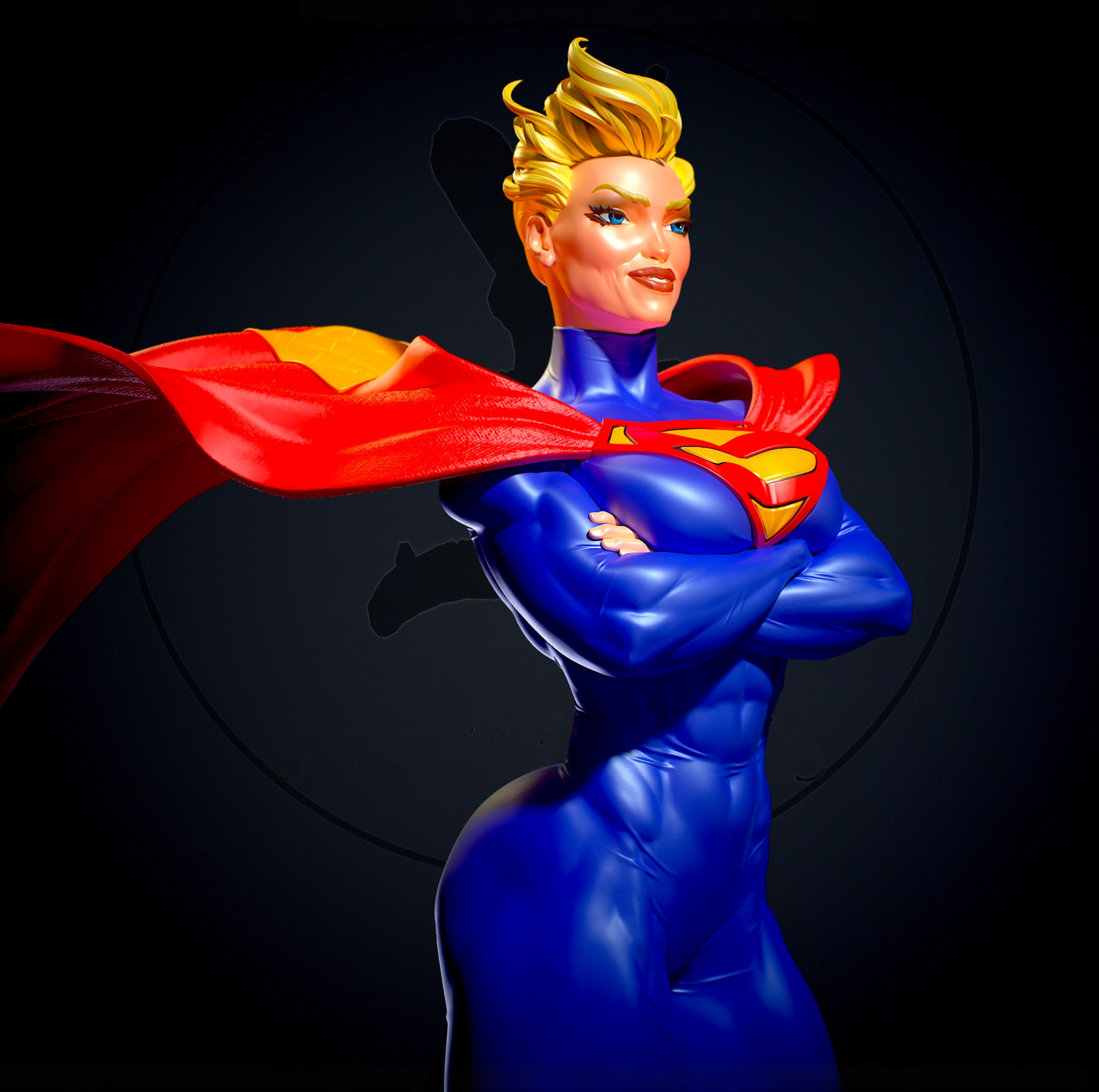 1880 Supergirl NSFW - Elseworld's Finest - STL 3D Print Files