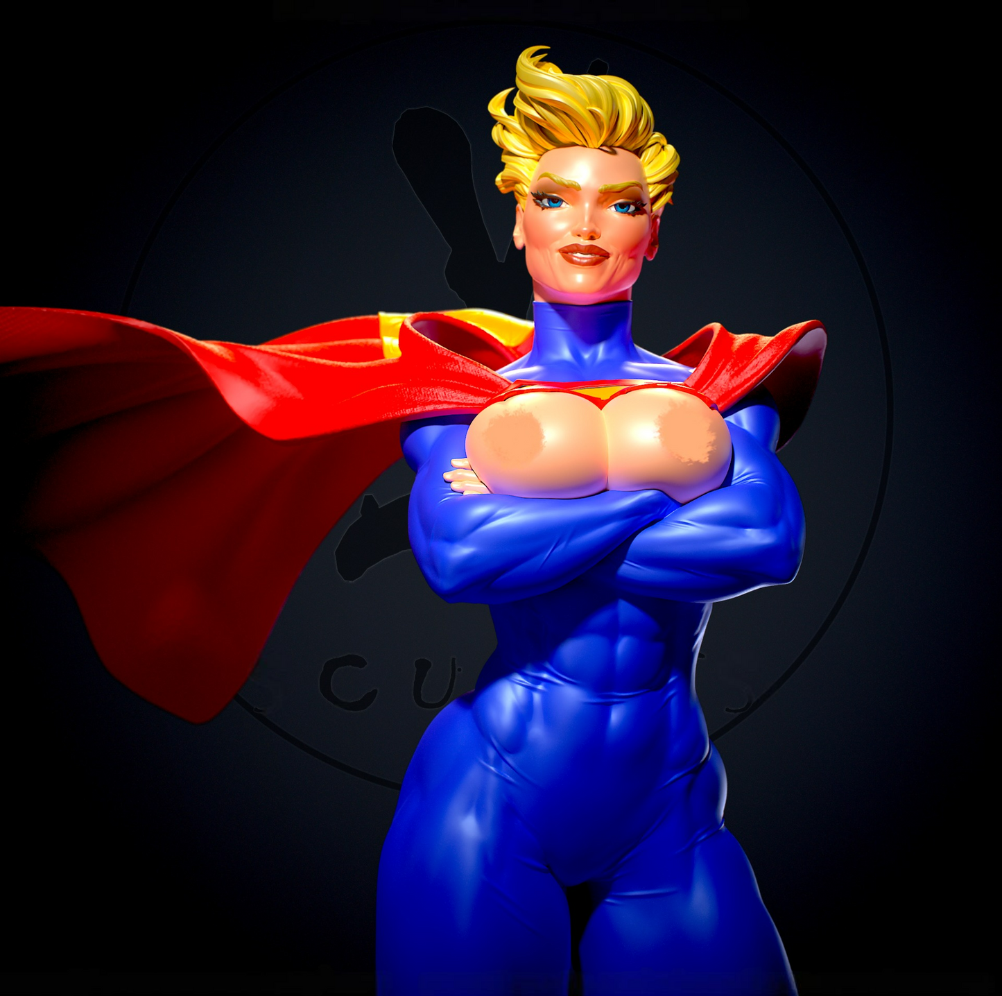 1880 Supergirl NSFW - Elseworld's Finest - STL 3D Print Files