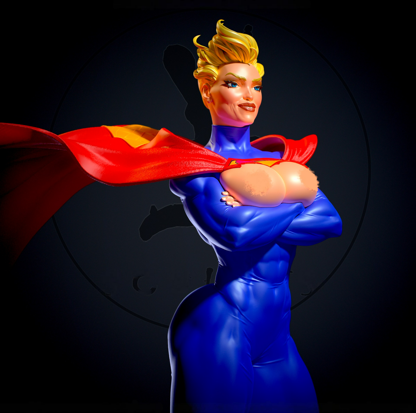 1880 Supergirl NSFW - Elseworld's Finest - STL 3D Print Files