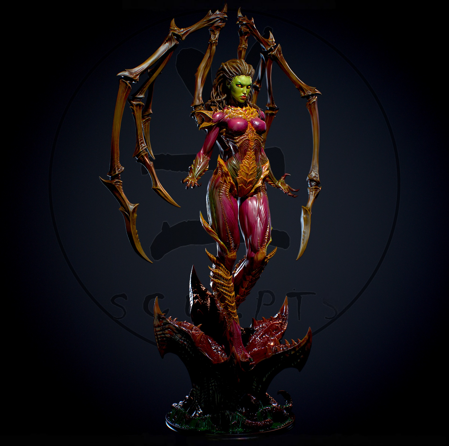 1885 Sarah Louise Kerrigan - Star Craft - STL 3D Print Files