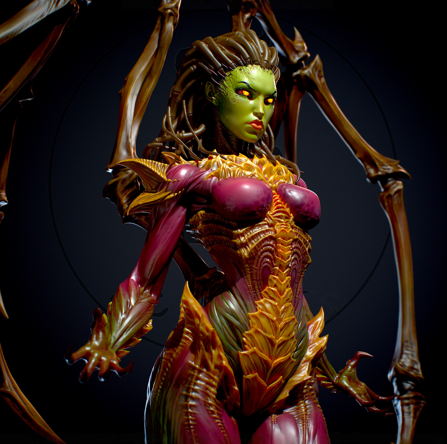 1885 Sarah Louise Kerrigan - Star Craft - STL 3D Print Files