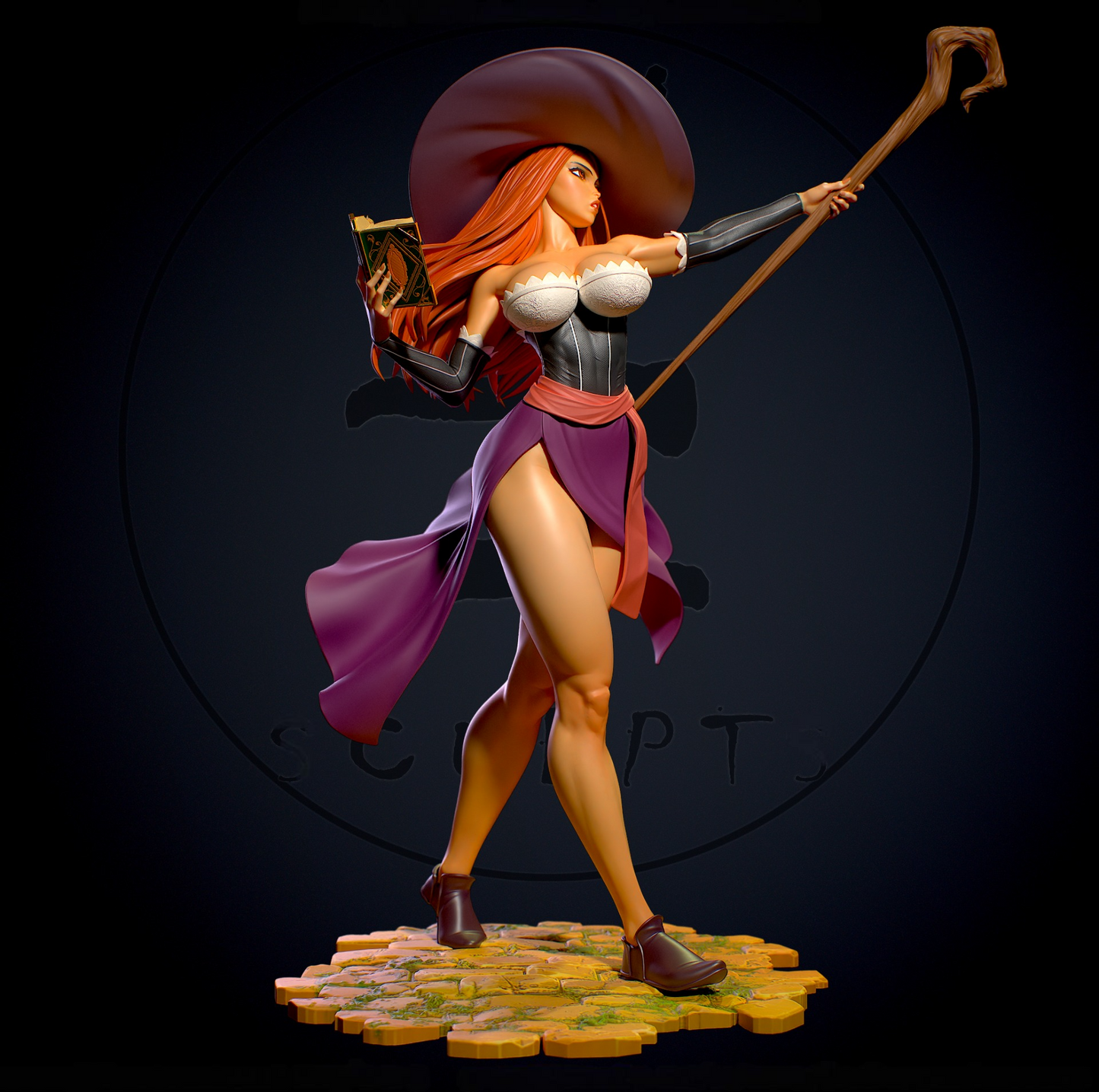 1886 Sorceress NSFW - Dragon's Crown - STL 3D Print Files