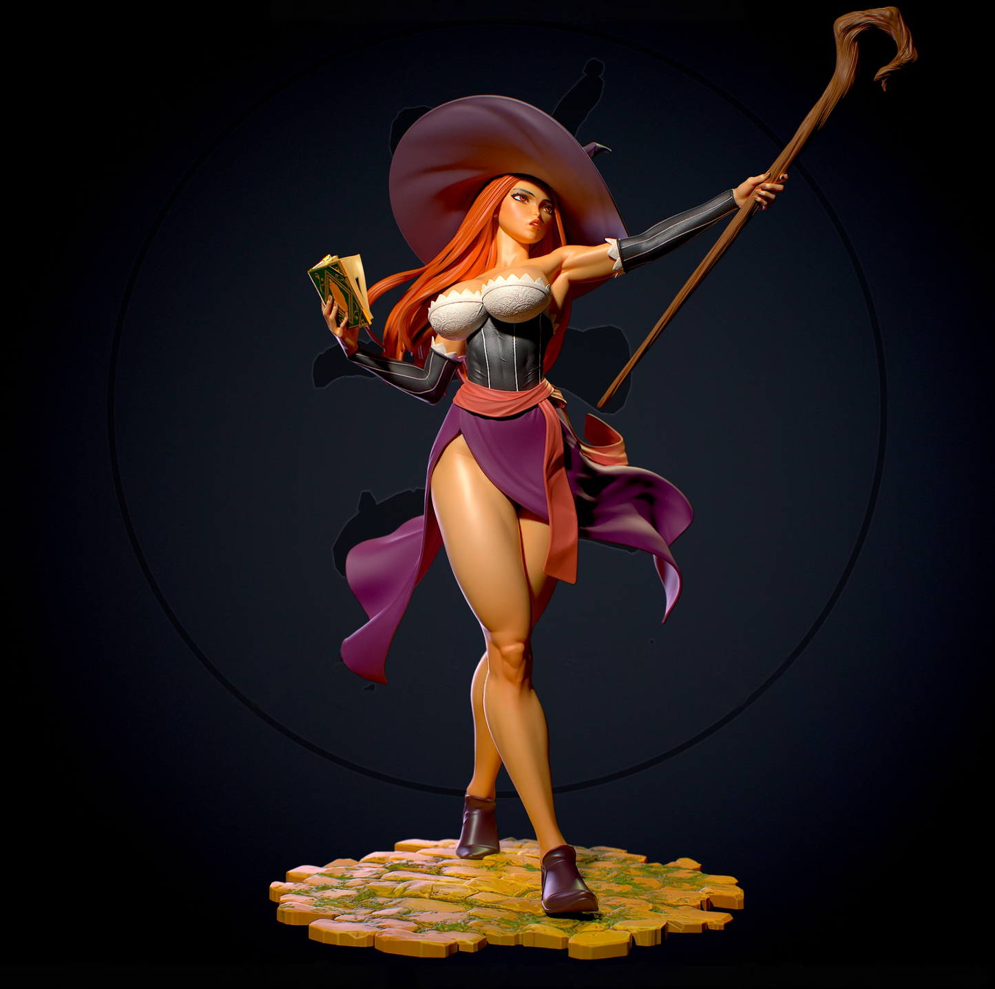 1886 Sorceress NSFW - Dragon's Crown - STL 3D Print Files