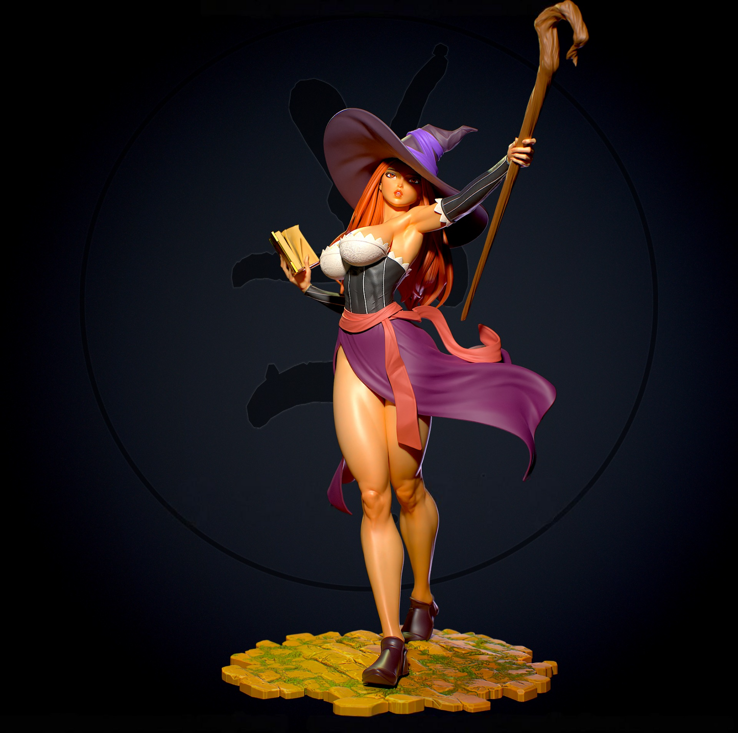 1886 Sorceress NSFW - Dragon's Crown - STL 3D Print Files