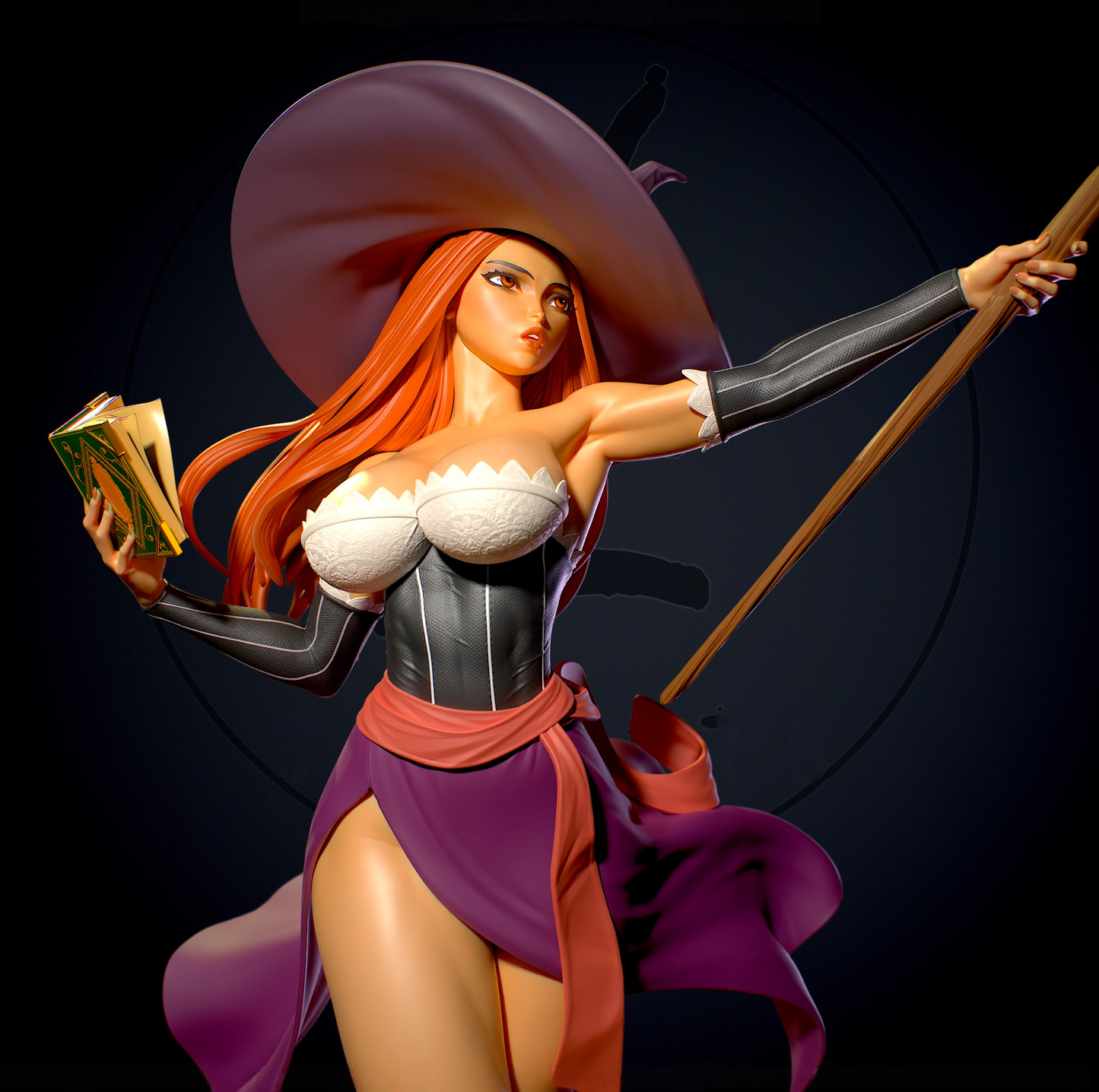 1886 Sorceress NSFW - Dragon's Crown - STL 3D Print Files