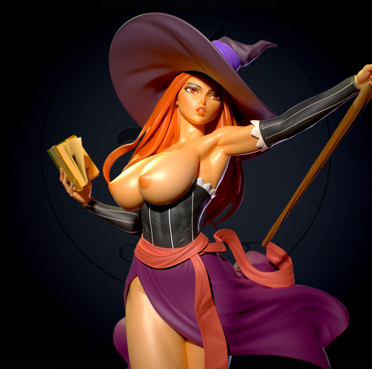 1886 Sorceress NSFW - Dragon's Crown - STL 3D Print Files