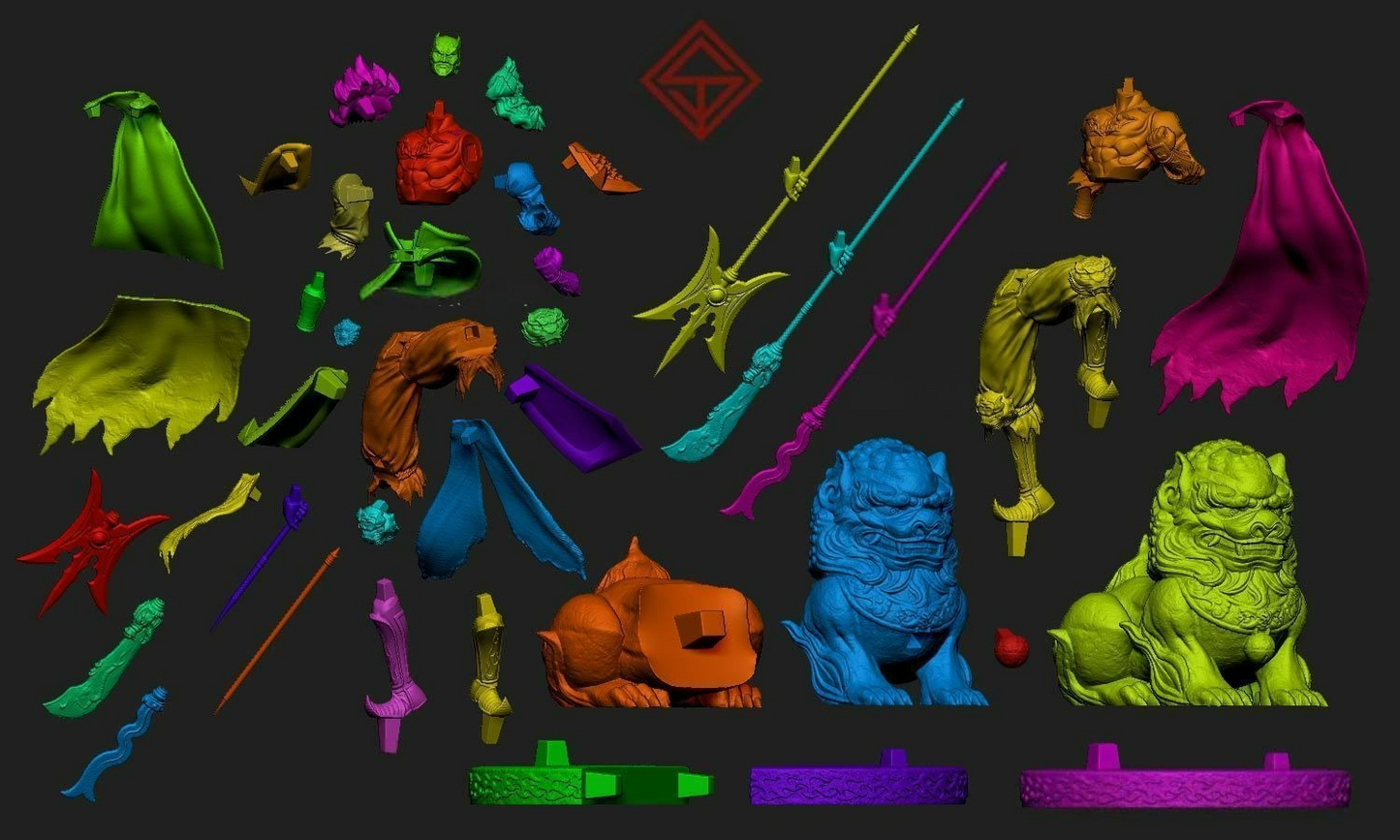 1894 Bat Warrior - DC Comics - STL 3D Print Files