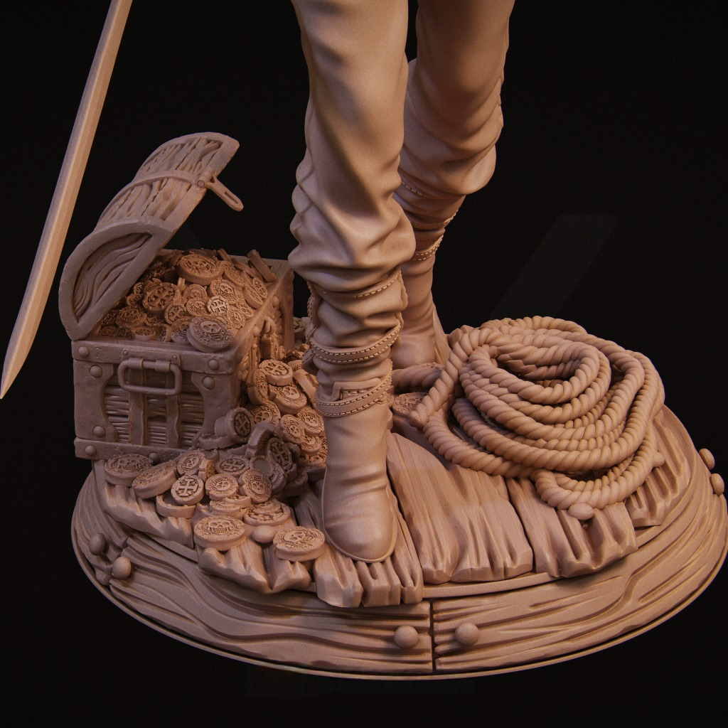 1916 Mariana - The Pirate - STL 3D Print Files