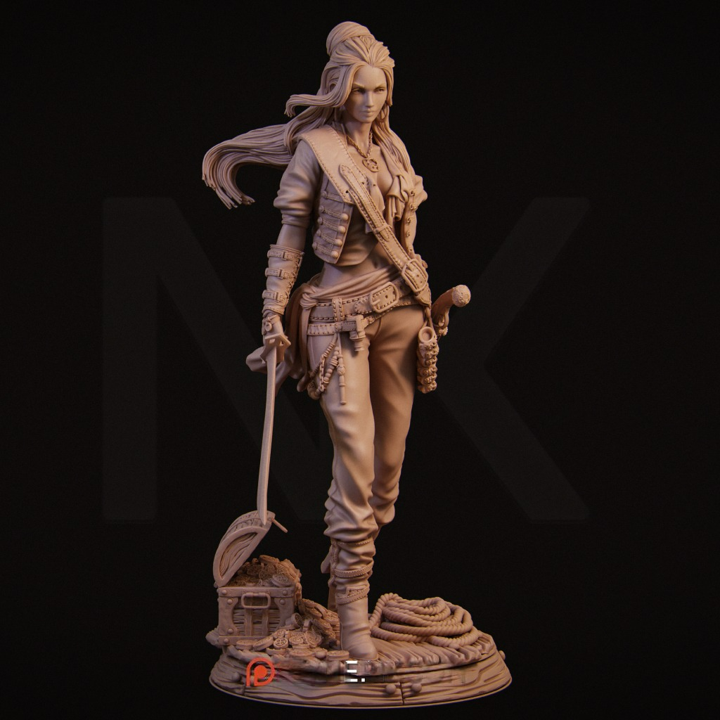 1916 Mariana - The Pirate - STL 3D Print Files – My Stl