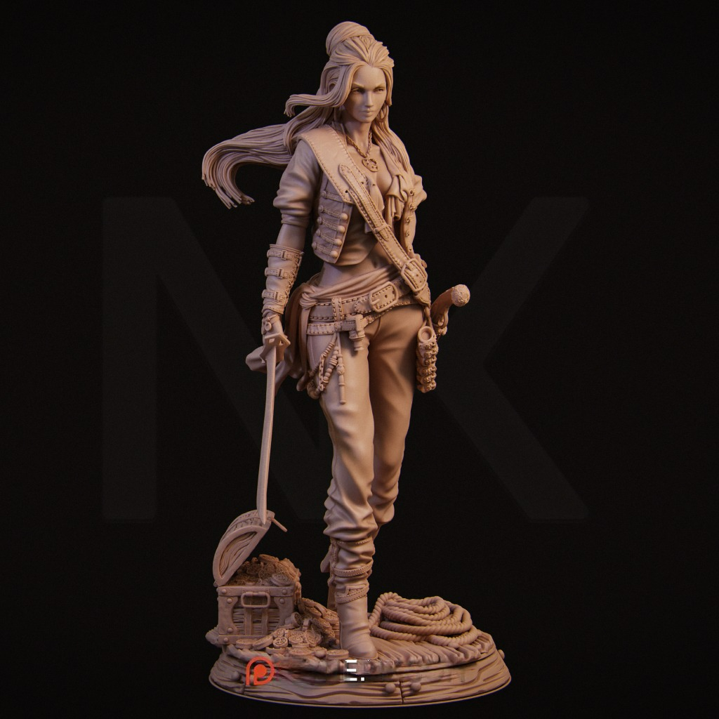 1916 Mariana - The Pirate - STL 3D Print Files