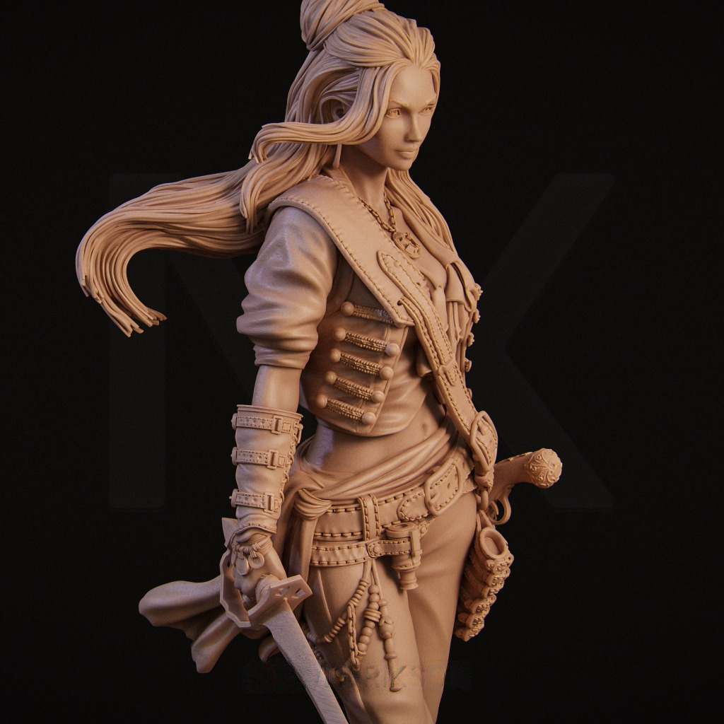 1916 Mariana - The Pirate - STL 3D Print Files