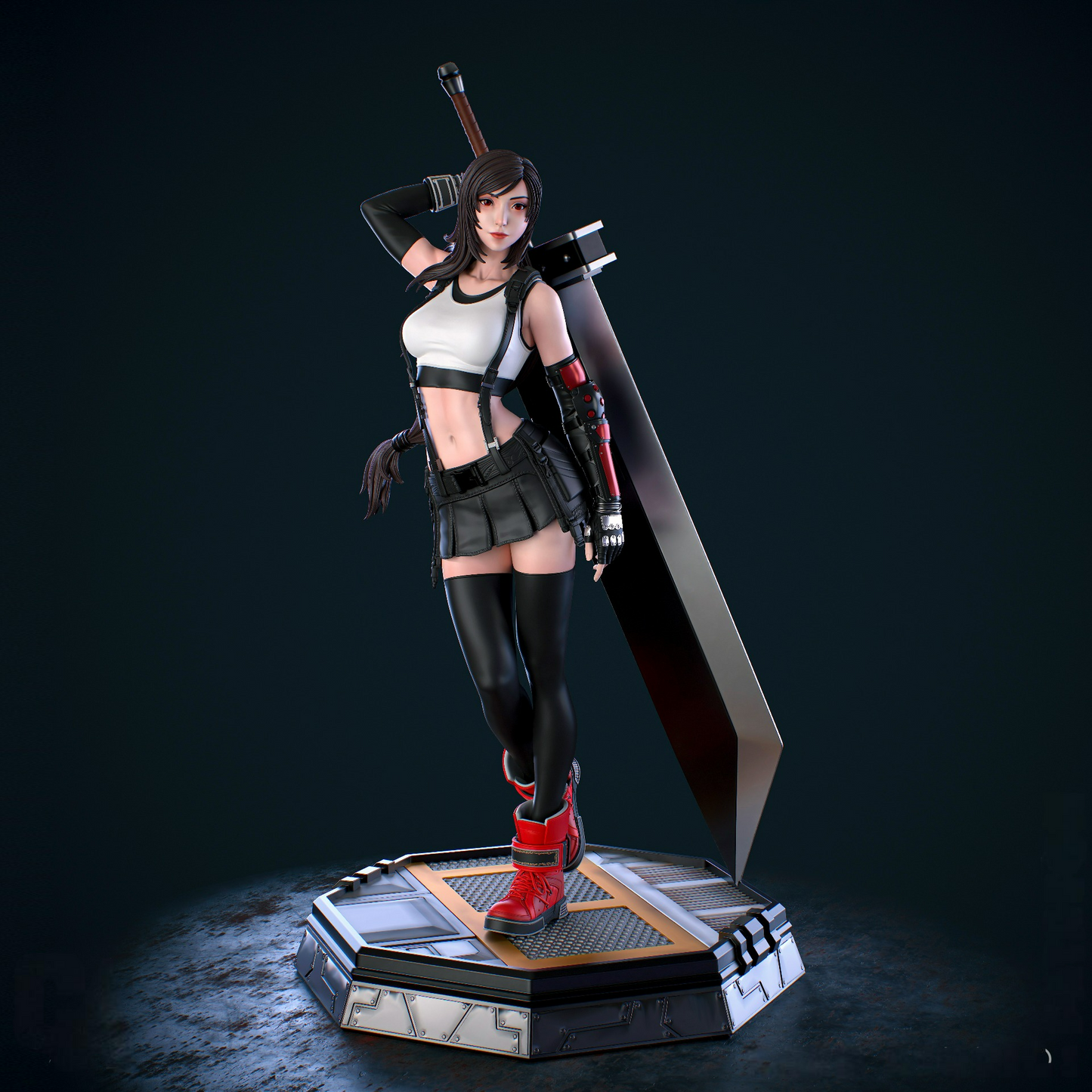 1950 Tifa Lockhart - Final Fantasy - STL 3D Print Files