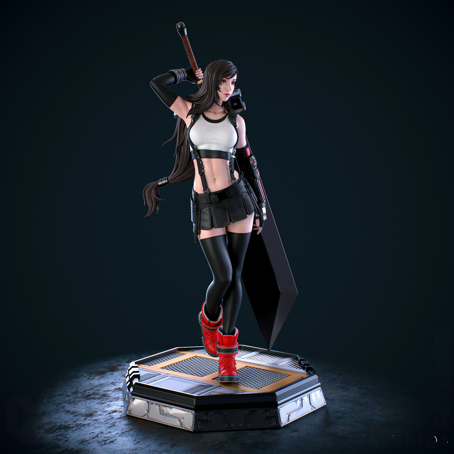 1950 Tifa Lockhart - Final Fantasy - STL 3D Print Files