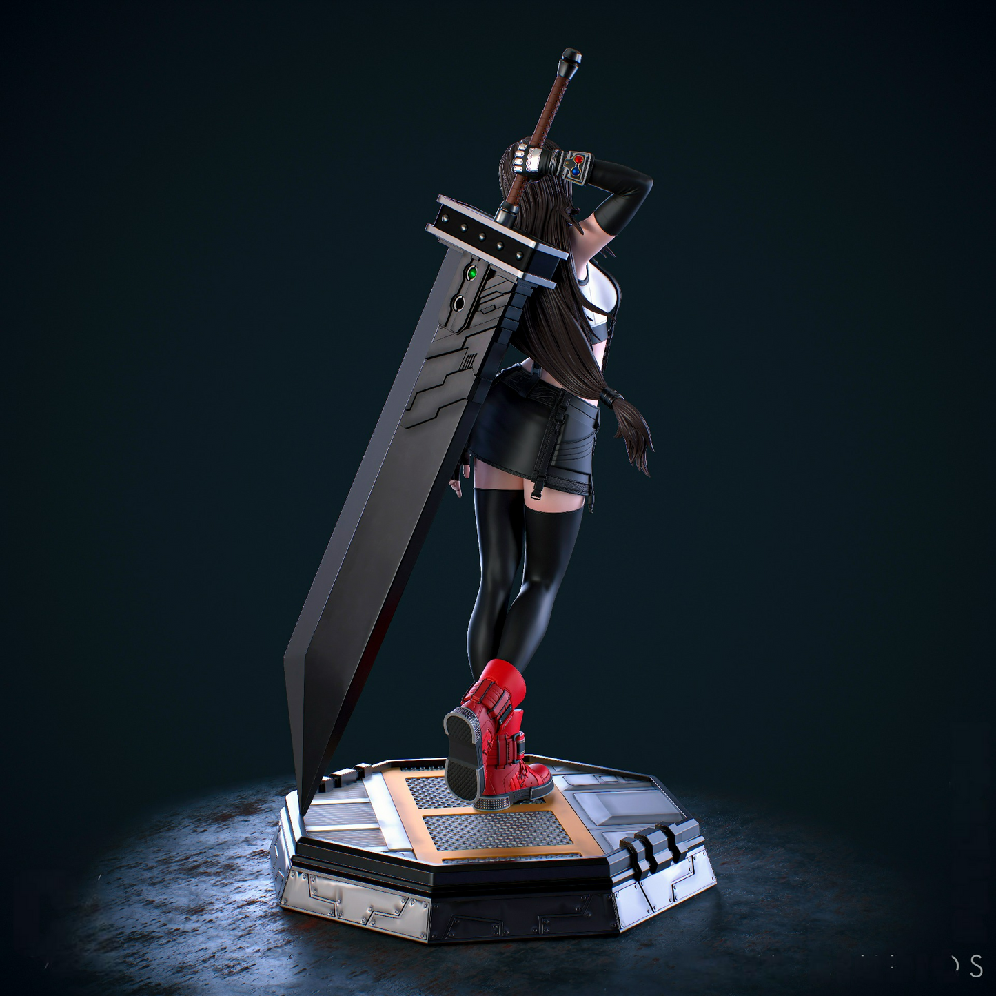 1950 Tifa Lockhart - Final Fantasy - STL 3D Print Files