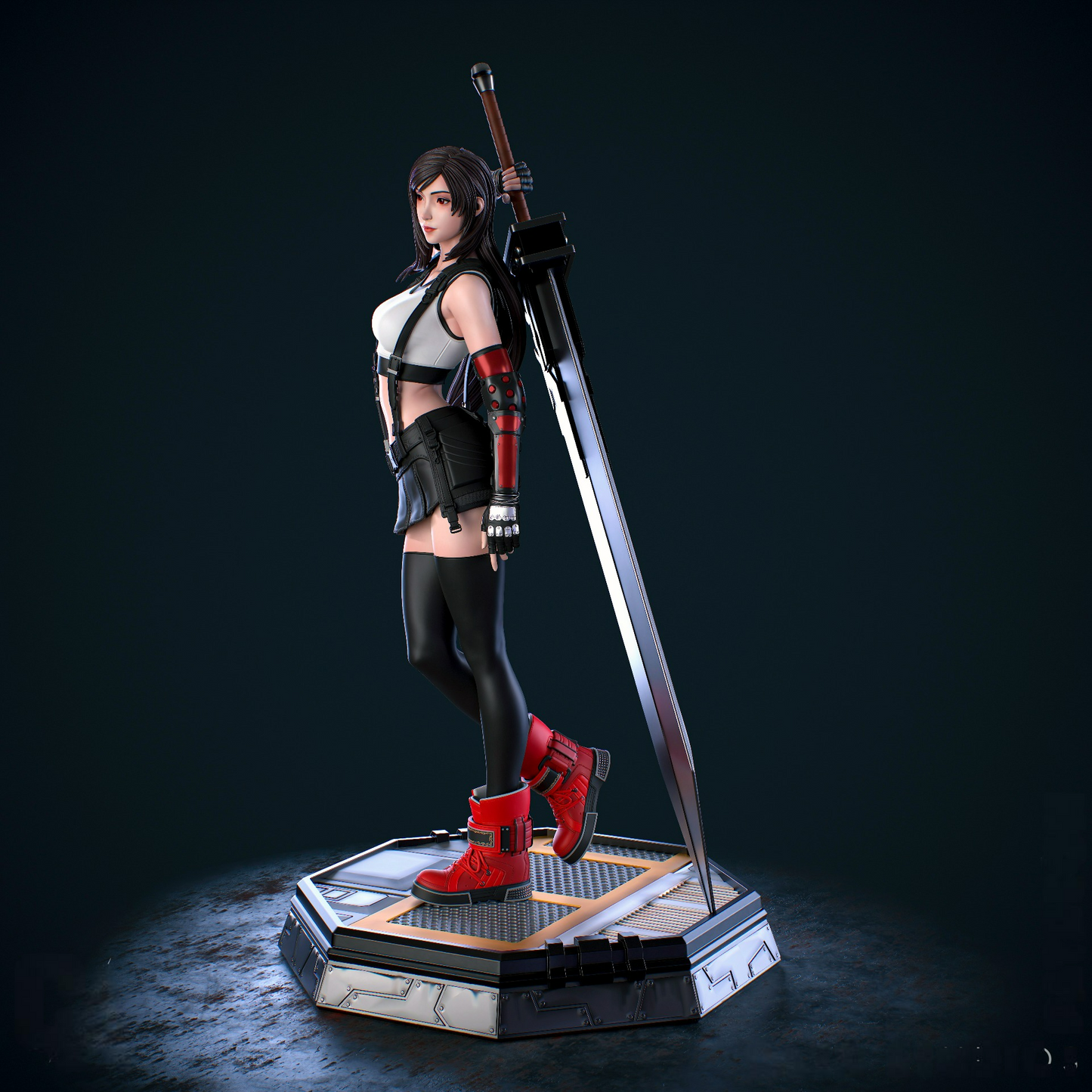 1950 Tifa Lockhart - Final Fantasy - STL 3D Print Files