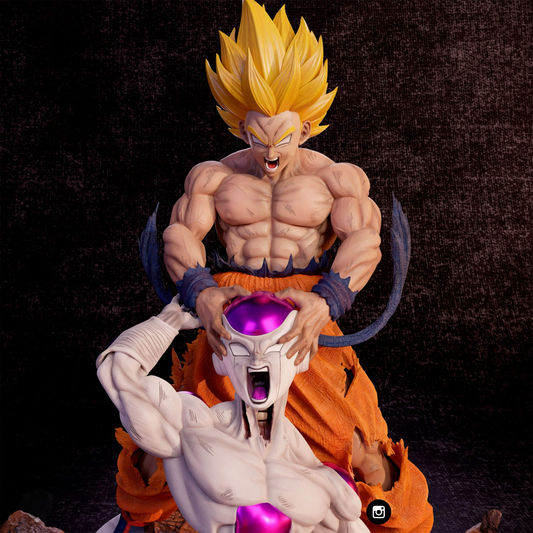 1975 Super Saiyan Goku vs Frieza - Dragon Ball Z - STL 3D Print Files