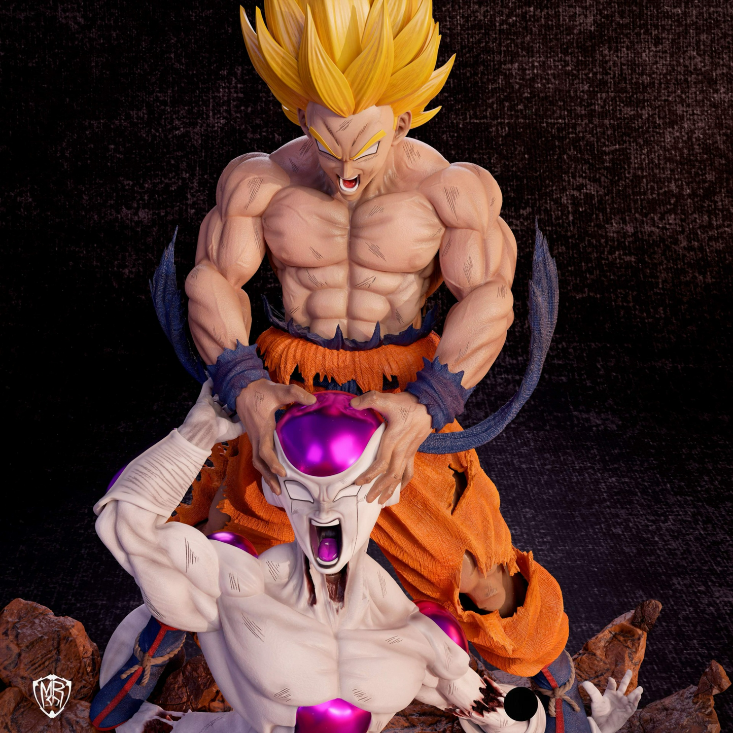 1975 Super Saiyan Goku vs Frieza - Dragon Ball Z - STL 3D Print Files