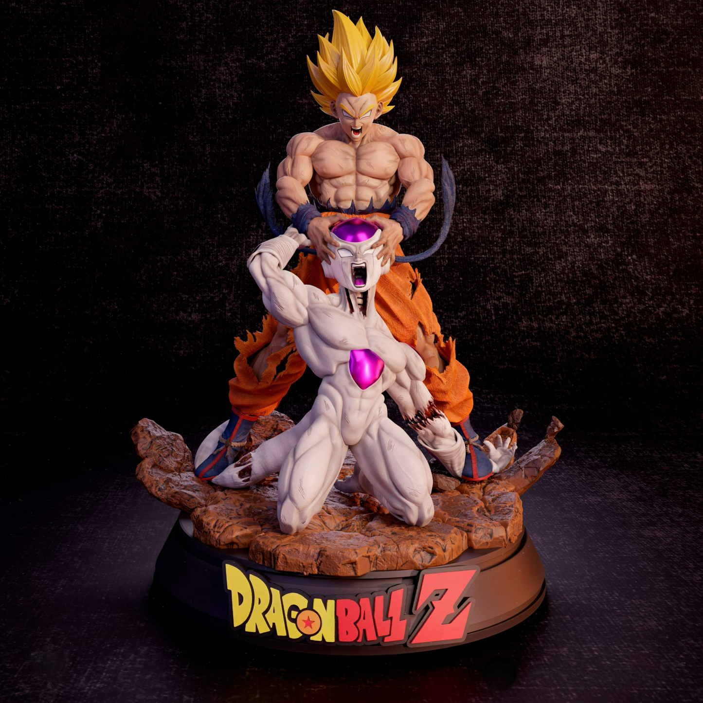 1975 Super Saiyan Goku vs Frieza - Dragon Ball Z - STL 3D Print Files