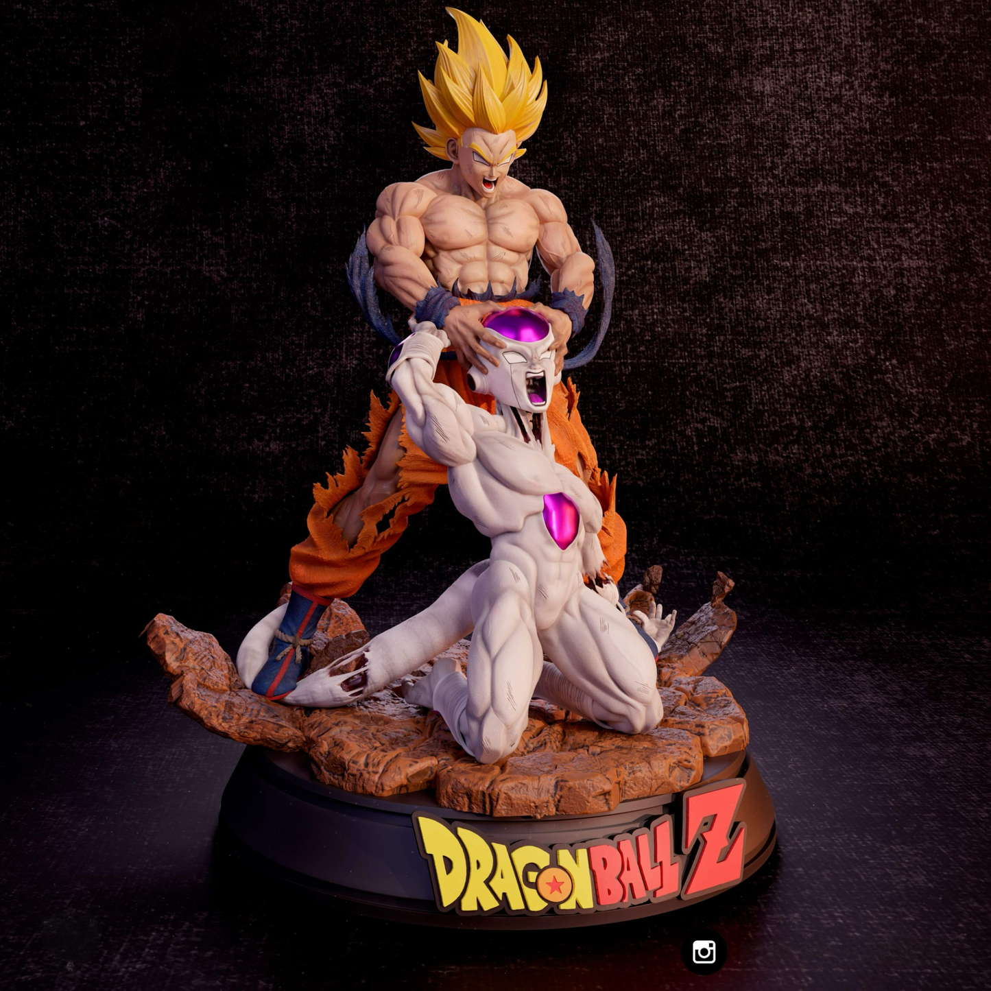 1975 Super Saiyan Goku vs Frieza - Dragon Ball Z - STL 3D Print Files