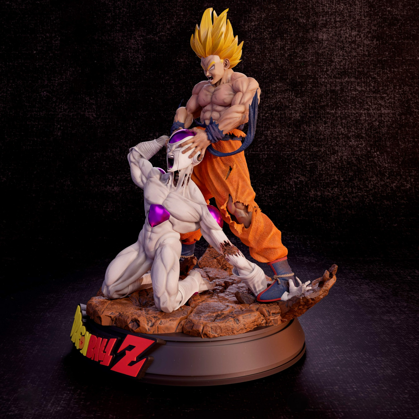 1975 Super Saiyan Goku vs Frieza - Dragon Ball Z - STL 3D Print Files