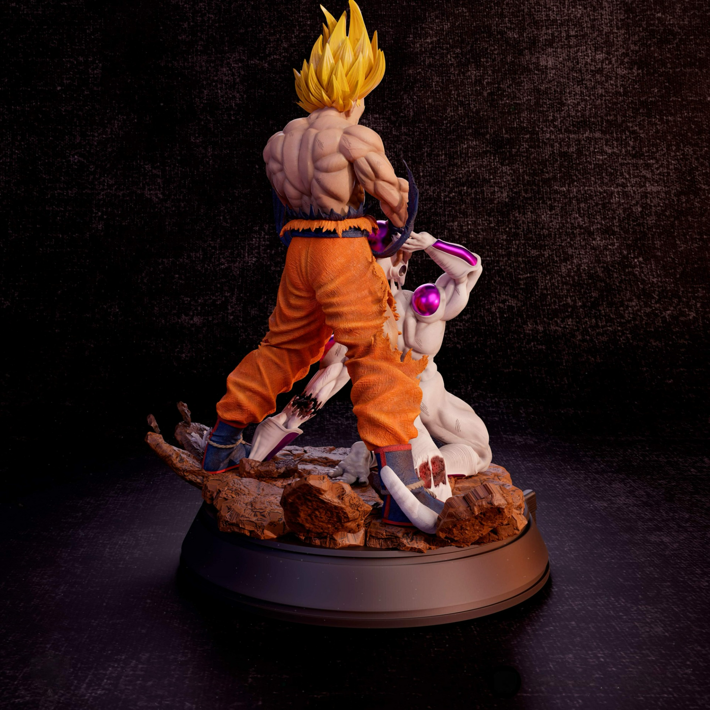 1975 Super Saiyan Goku vs Frieza - Dragon Ball Z - STL 3D Print Files