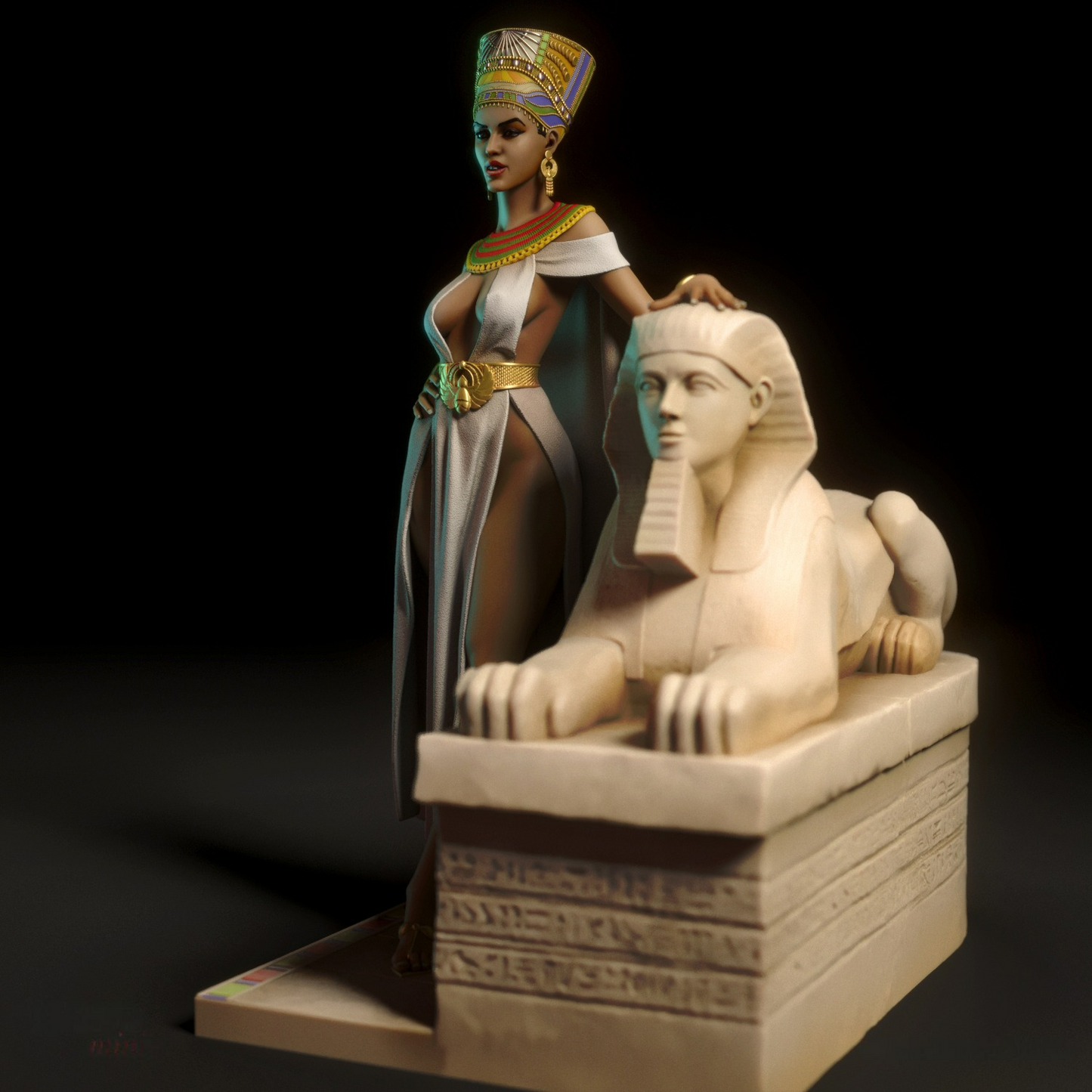 2128 Nefertiti NSFW - STL 3D Print Files