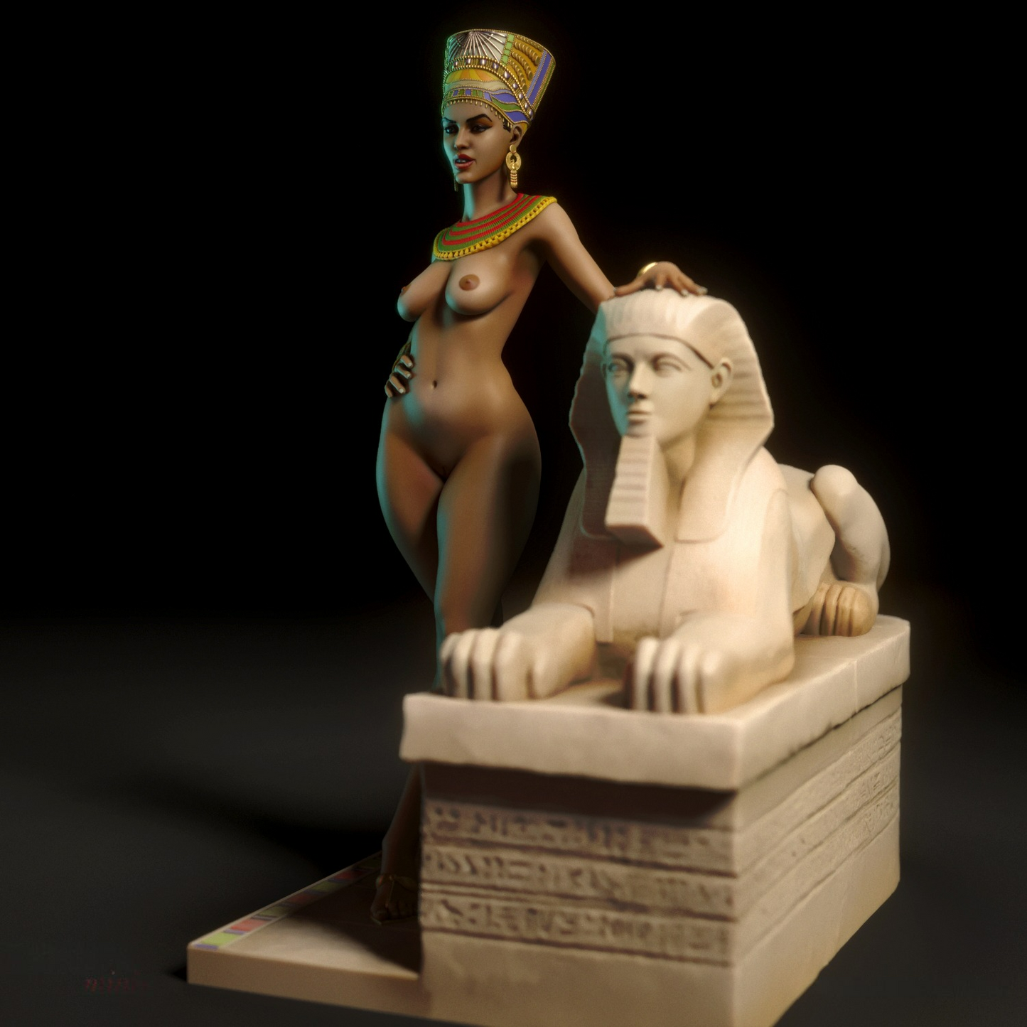 2128 Nefertiti NSFW - STL 3D Print Files