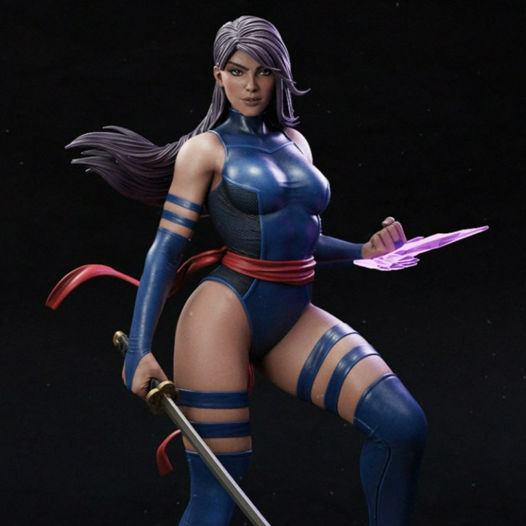 1982 Psylocke - X-MEN  - STL 3D Print Files