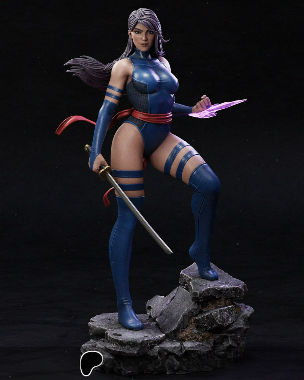 1982 Psylocke - X-MEN  - STL 3D Print Files