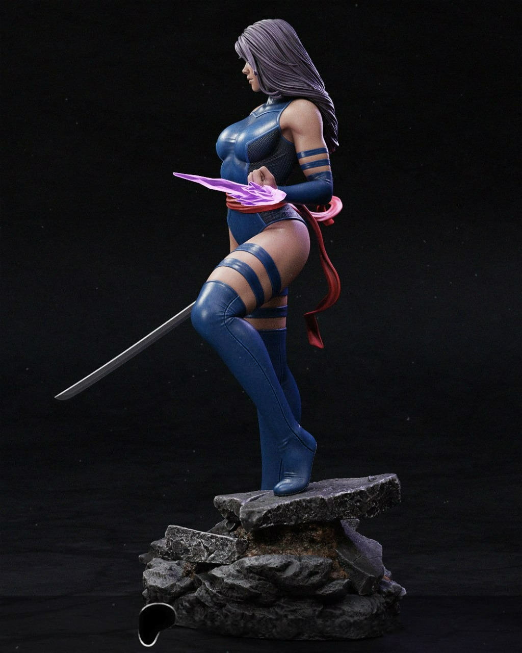 1982 Psylocke - X-MEN  - STL 3D Print Files