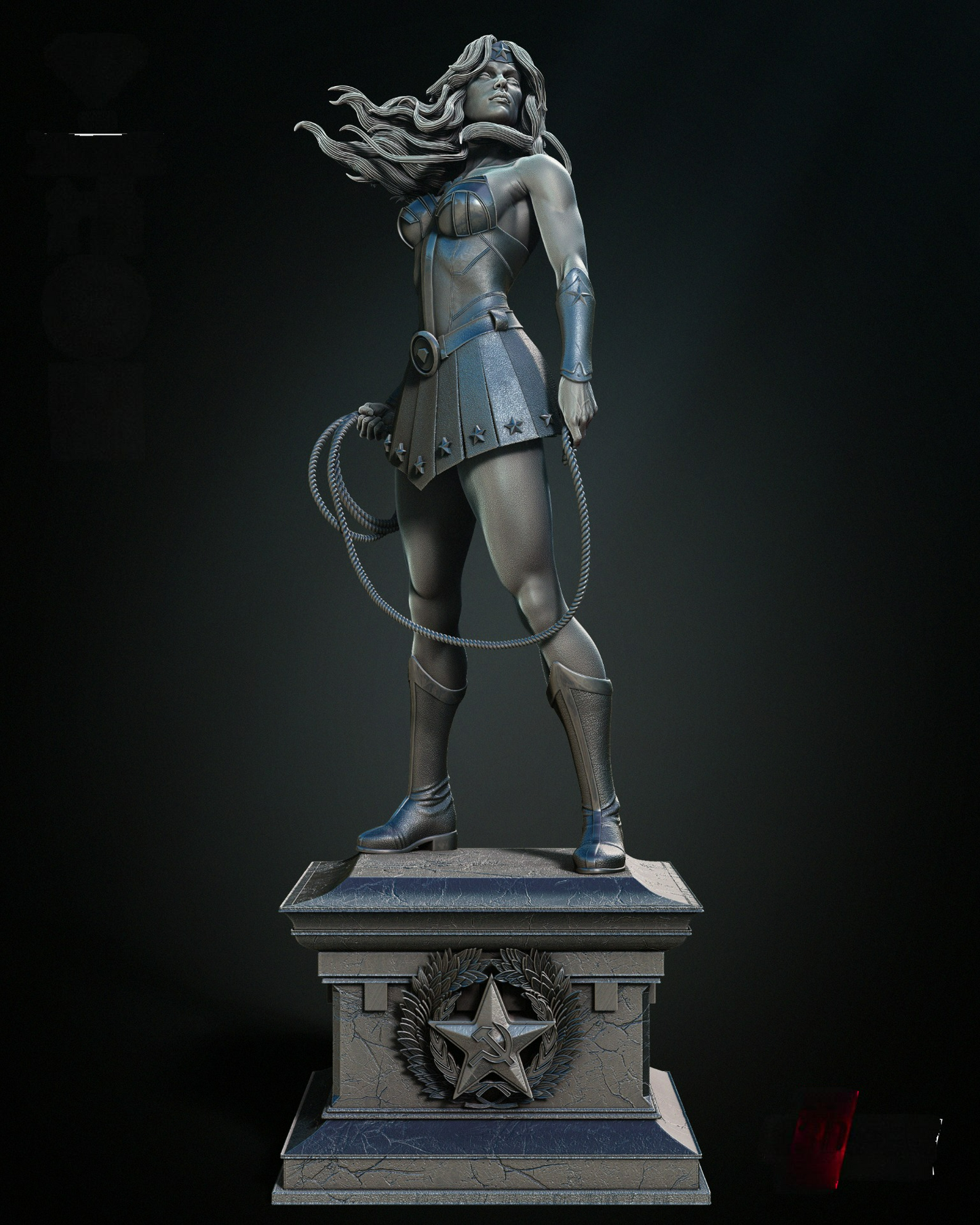 1983 Wonder Woman - Red Son - STL 3D Print Files