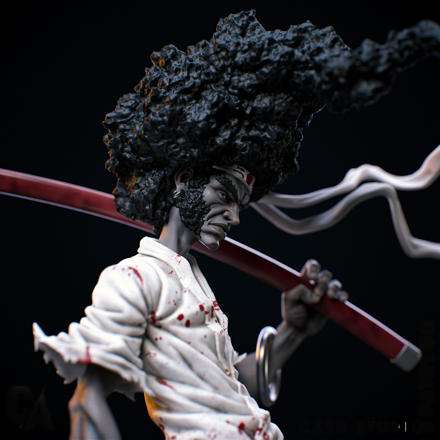 1986 Afro Samurai - STL 3D Print Files