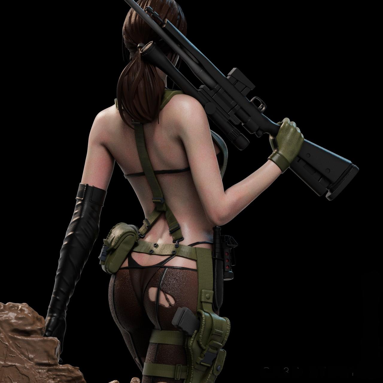 2027 Quiet - Metal Gear - STL 3D Print Files