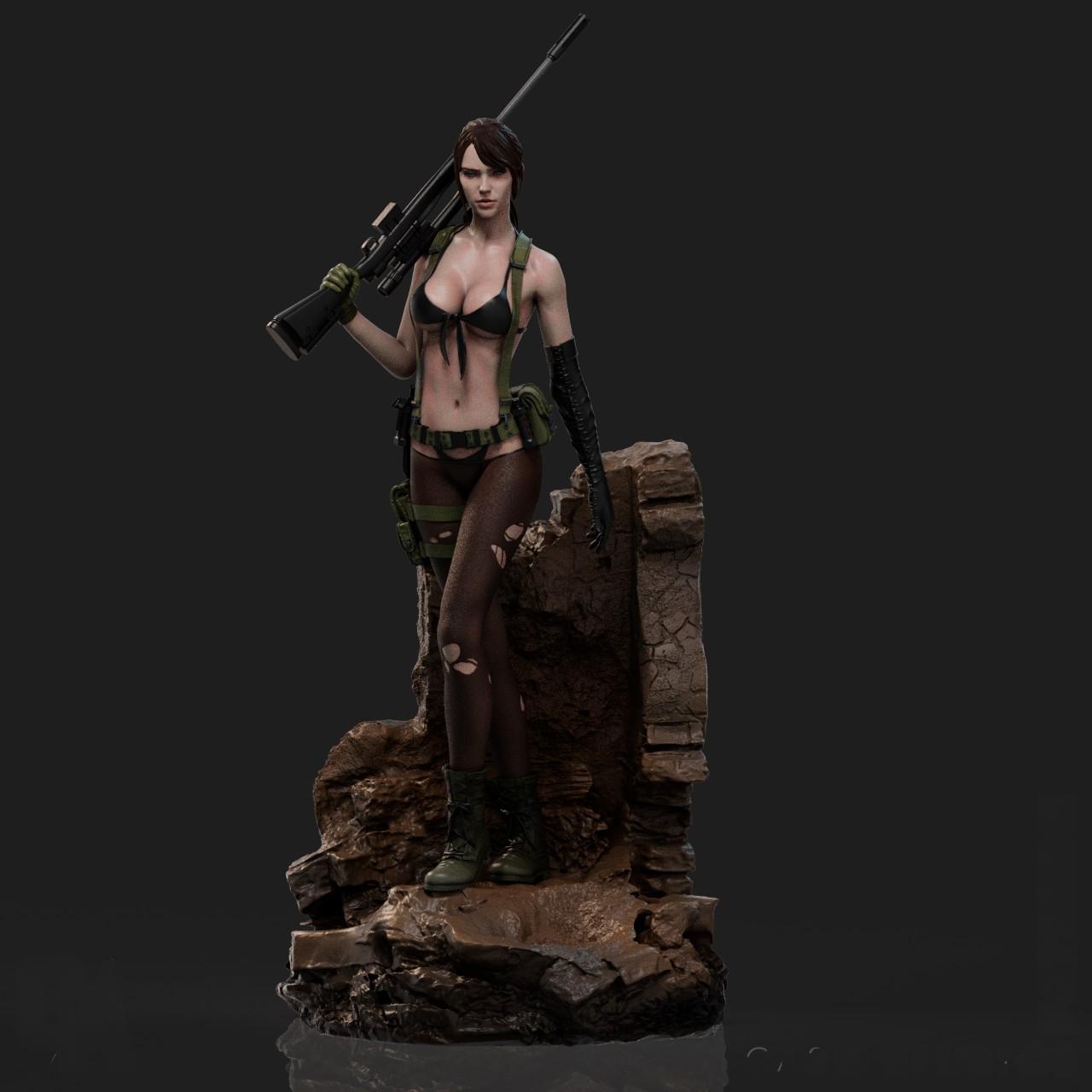 2027 Quiet - Metal Gear - STL 3D Print Files