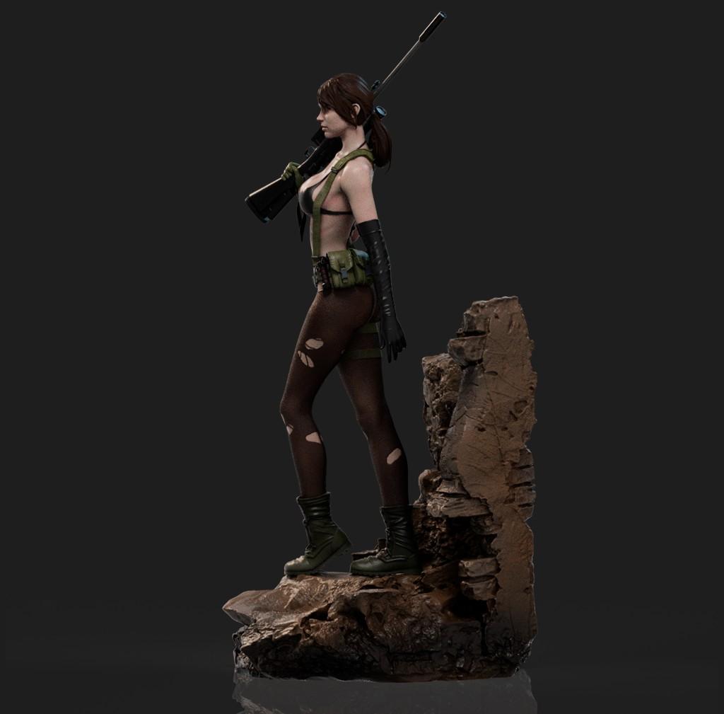 2027 Quiet - Metal Gear - STL 3D Print Files