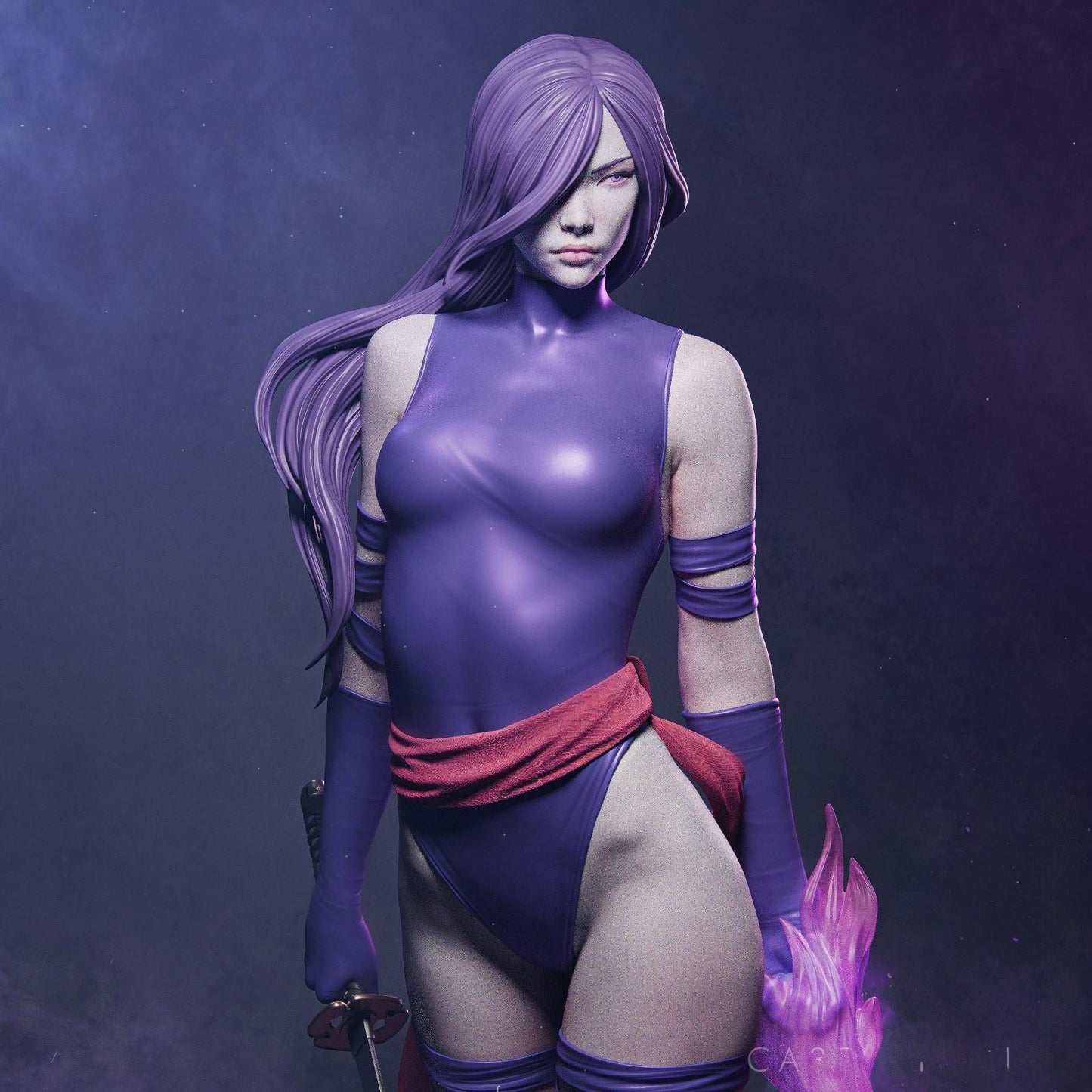 2028 Psylocke - X-MEN - STL 3D Print Files