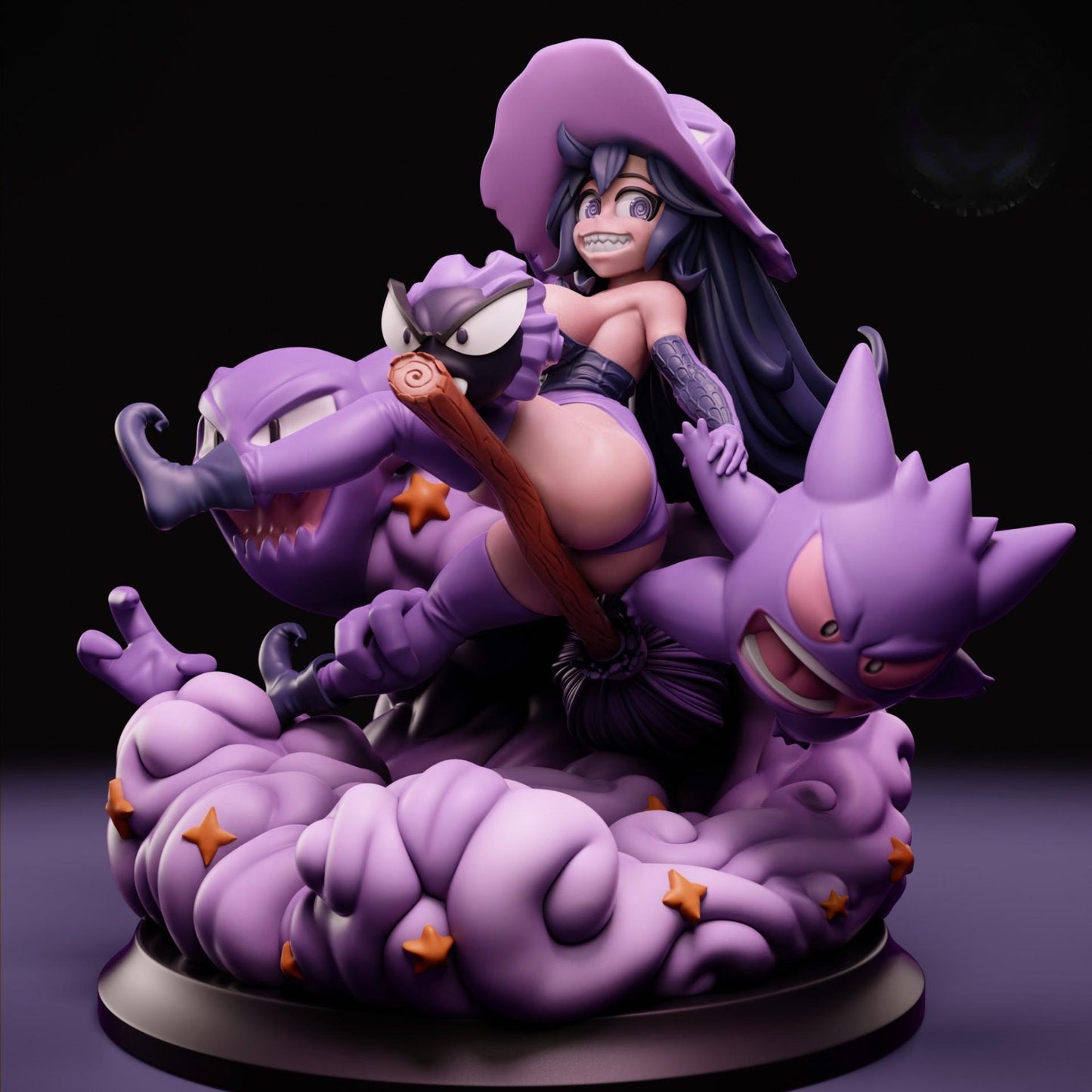 2032 Witch Hex Maniac NSFW - Pokemon - STL 3D Print Files