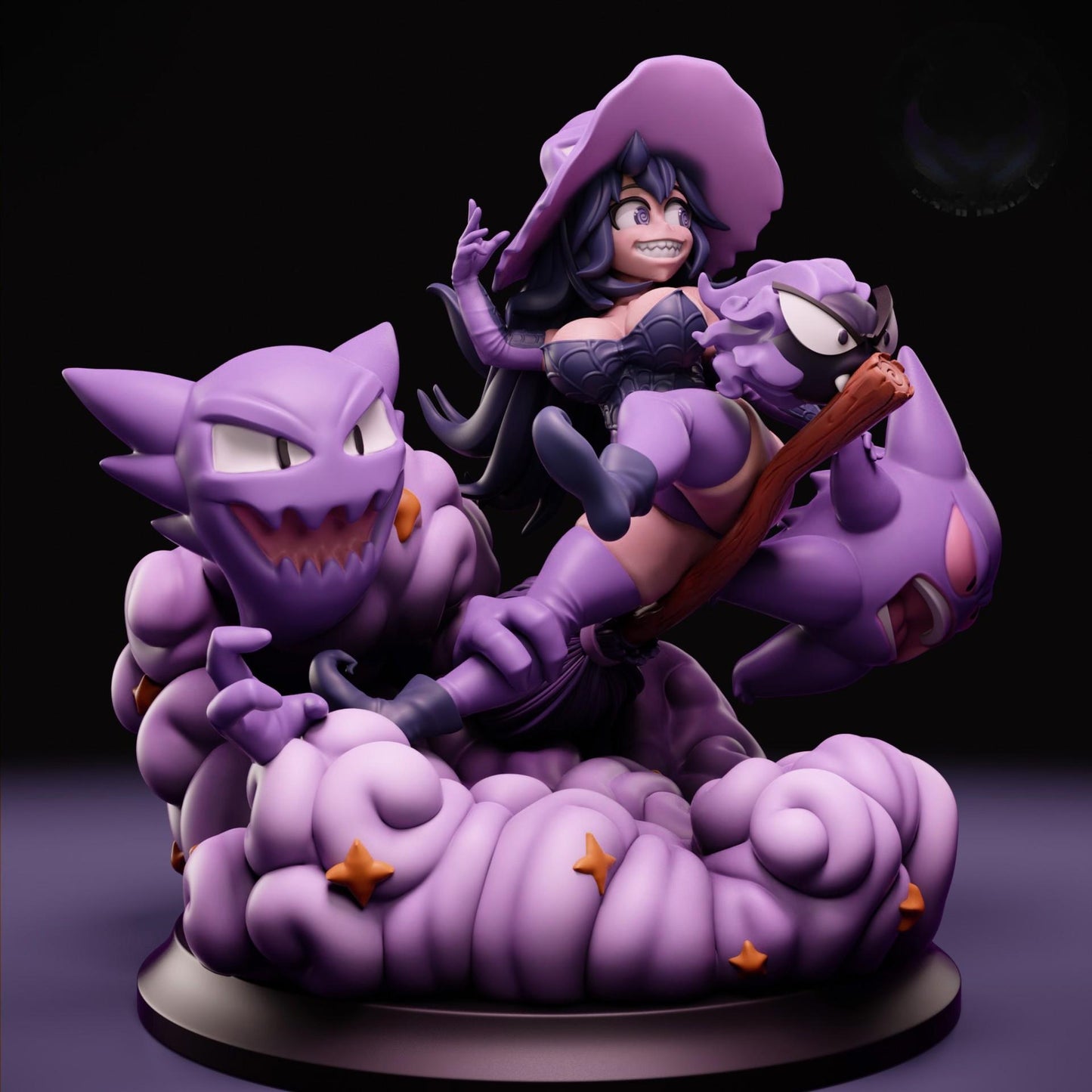 2032 Witch Hex Maniac NSFW - Pokemon - STL 3D Print Files