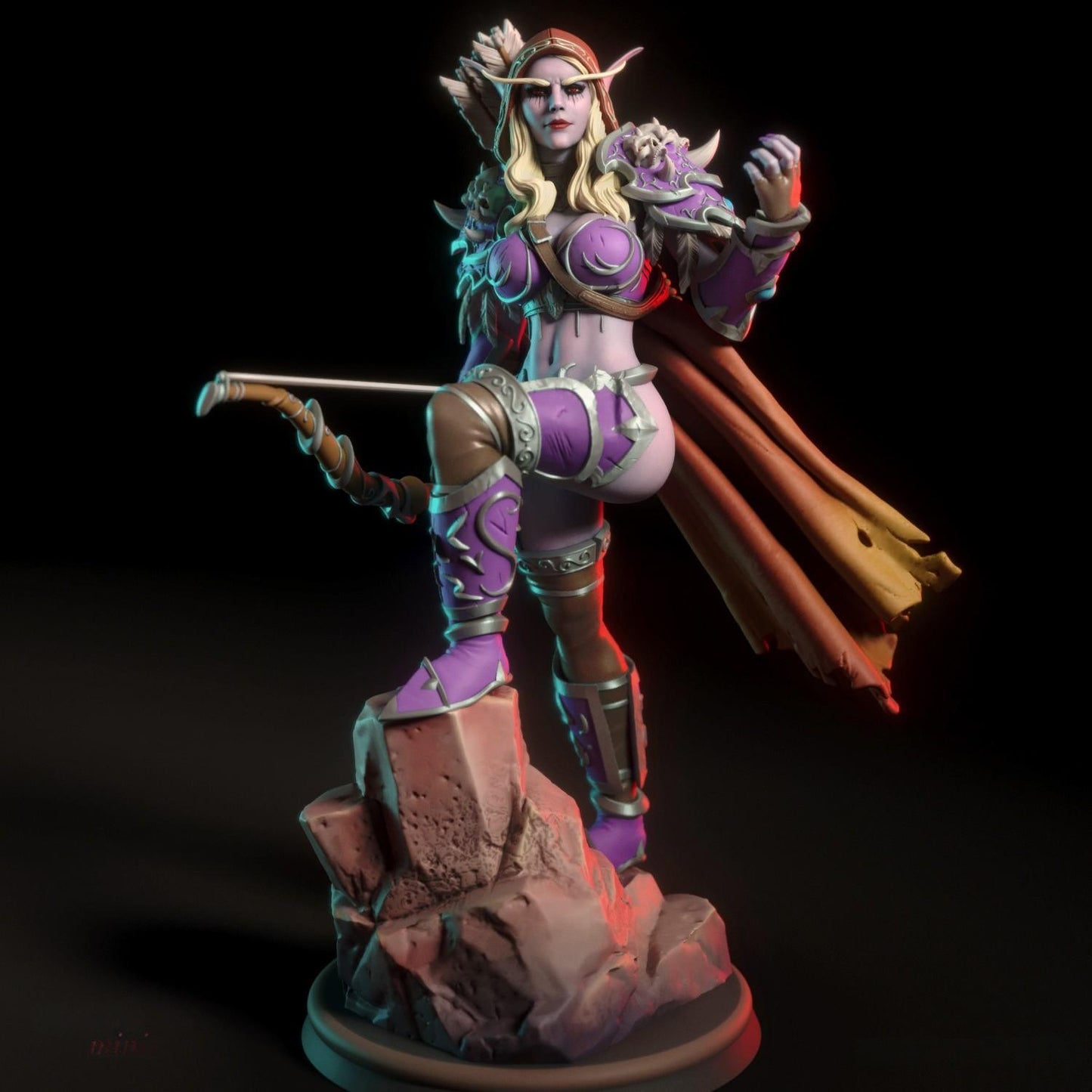 2034 Sylvanas Windrunner NSFW - WOW - STL 3D Print Files